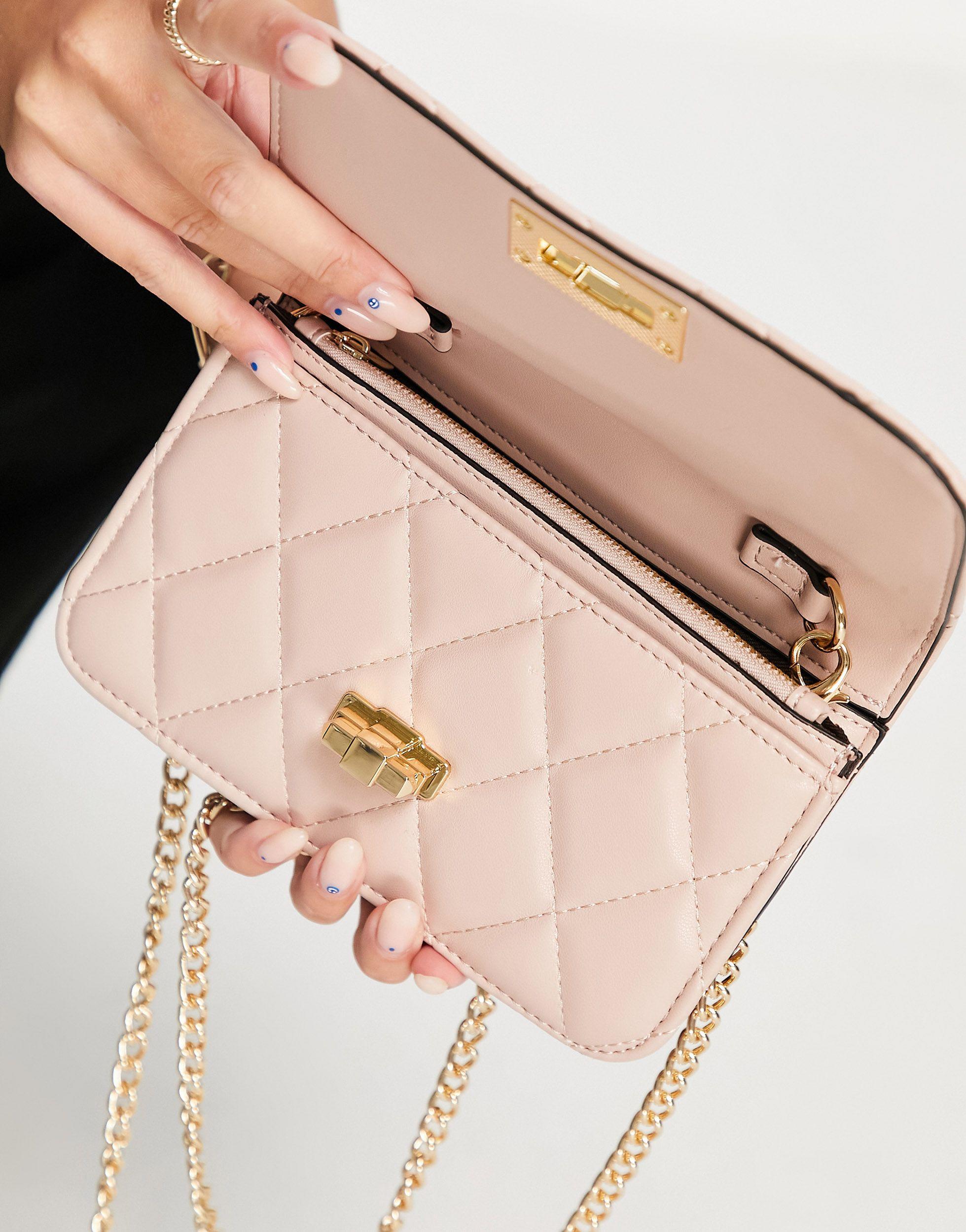ALDO Grydith Quilted Cross Body Bag in Pink | Lyst