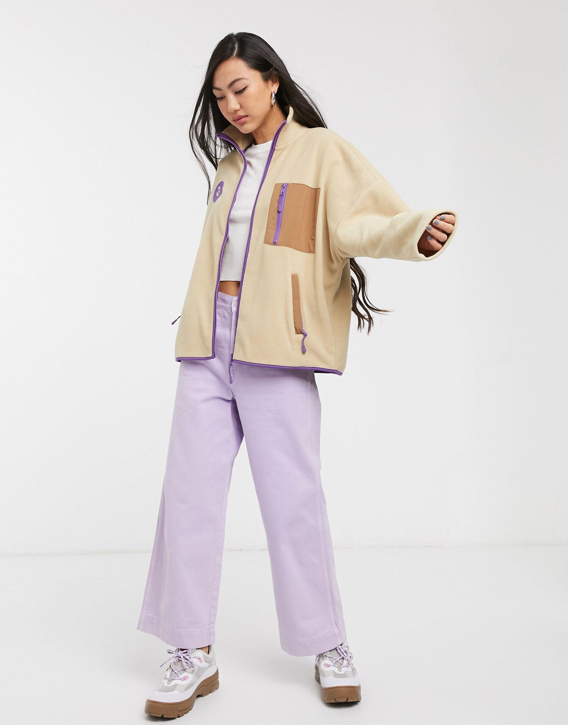 monki fleece jacket