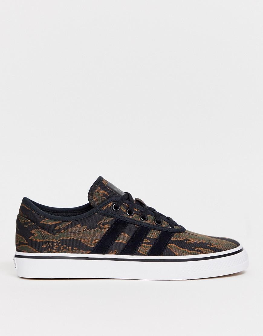 adidas Originals Adi-ease Trainers In Tiger Camo in Green for Men - Lyst