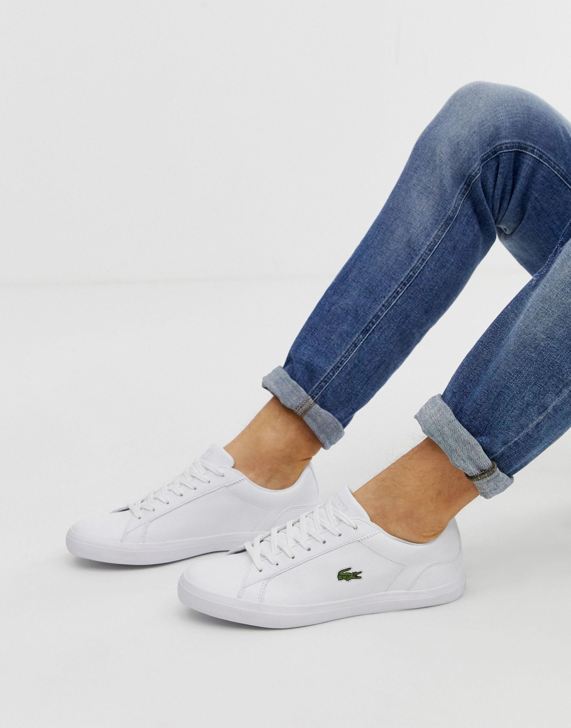 Lacoste Lerond Bl 1 Trainers in White 
