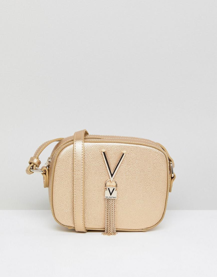 mario valentino gold bag