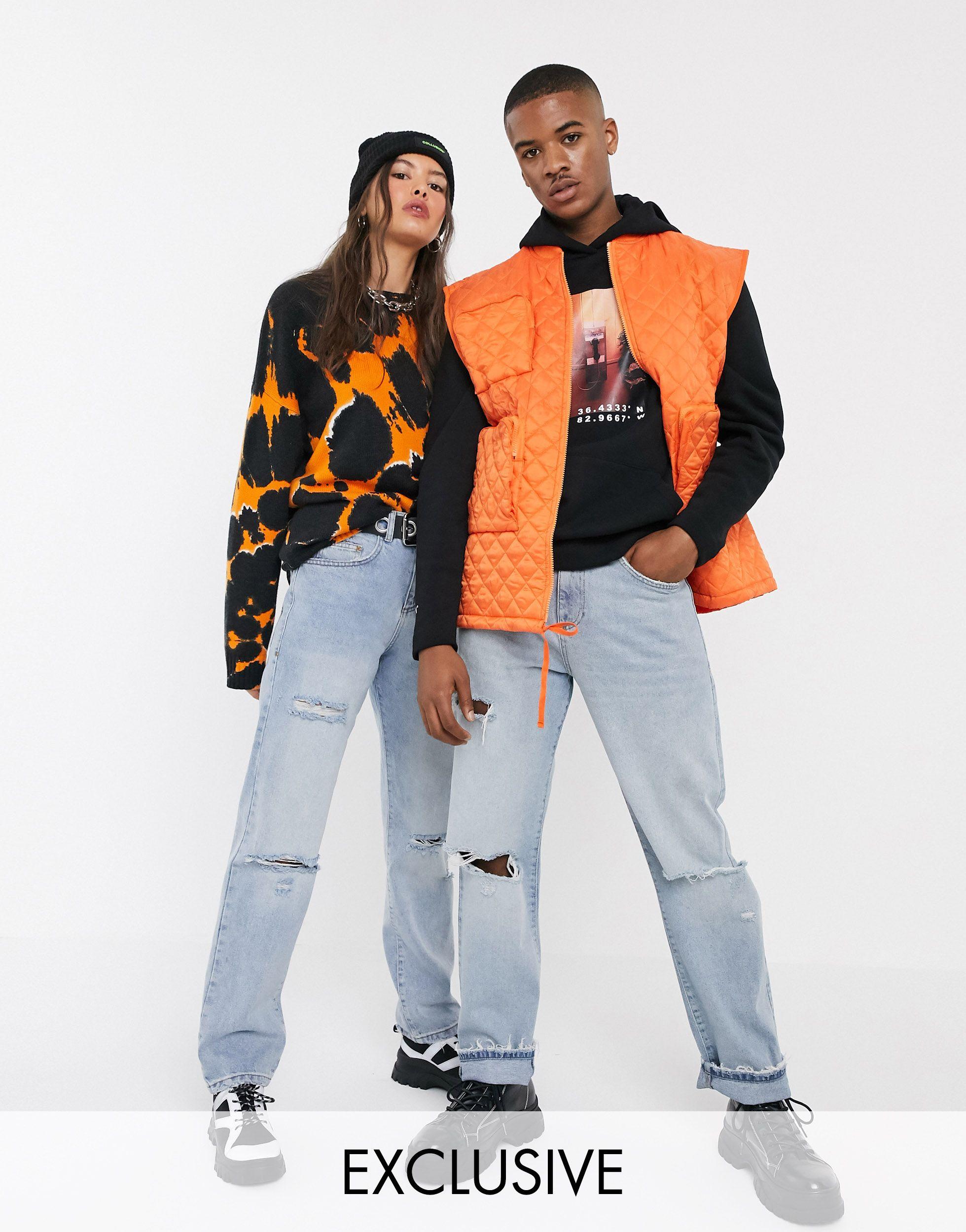 X000 Unisex 90's Fit Straight Leg Jeans 