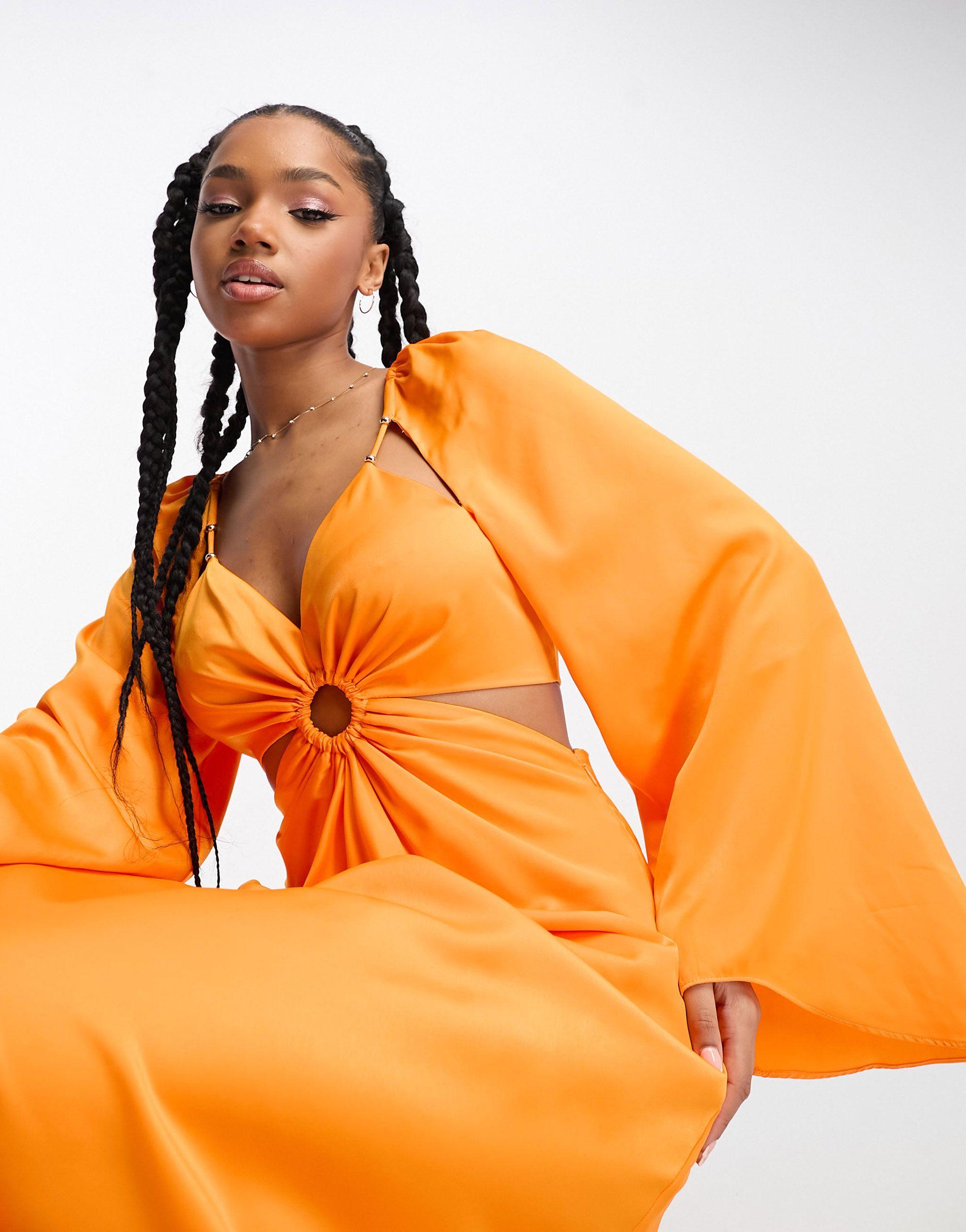 Forever new orange dress cheap
