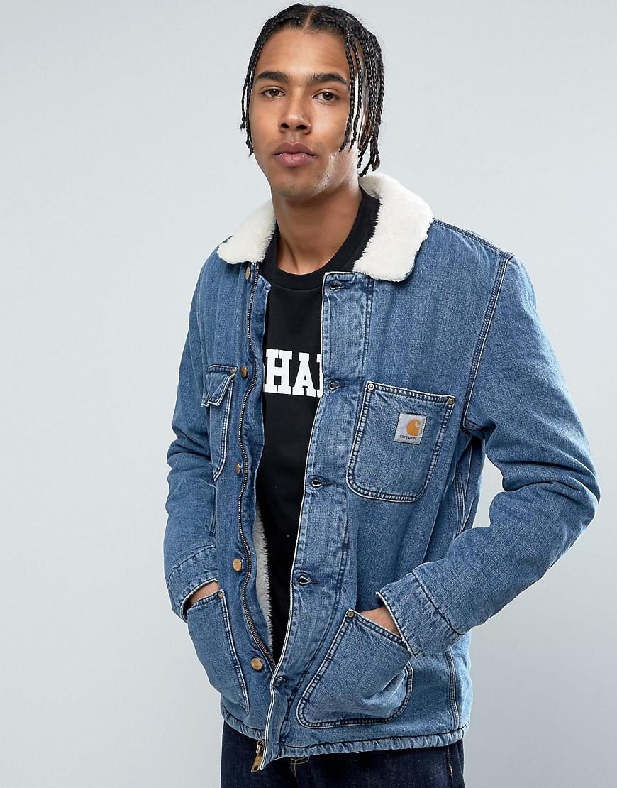 carhartt wip denim jacket