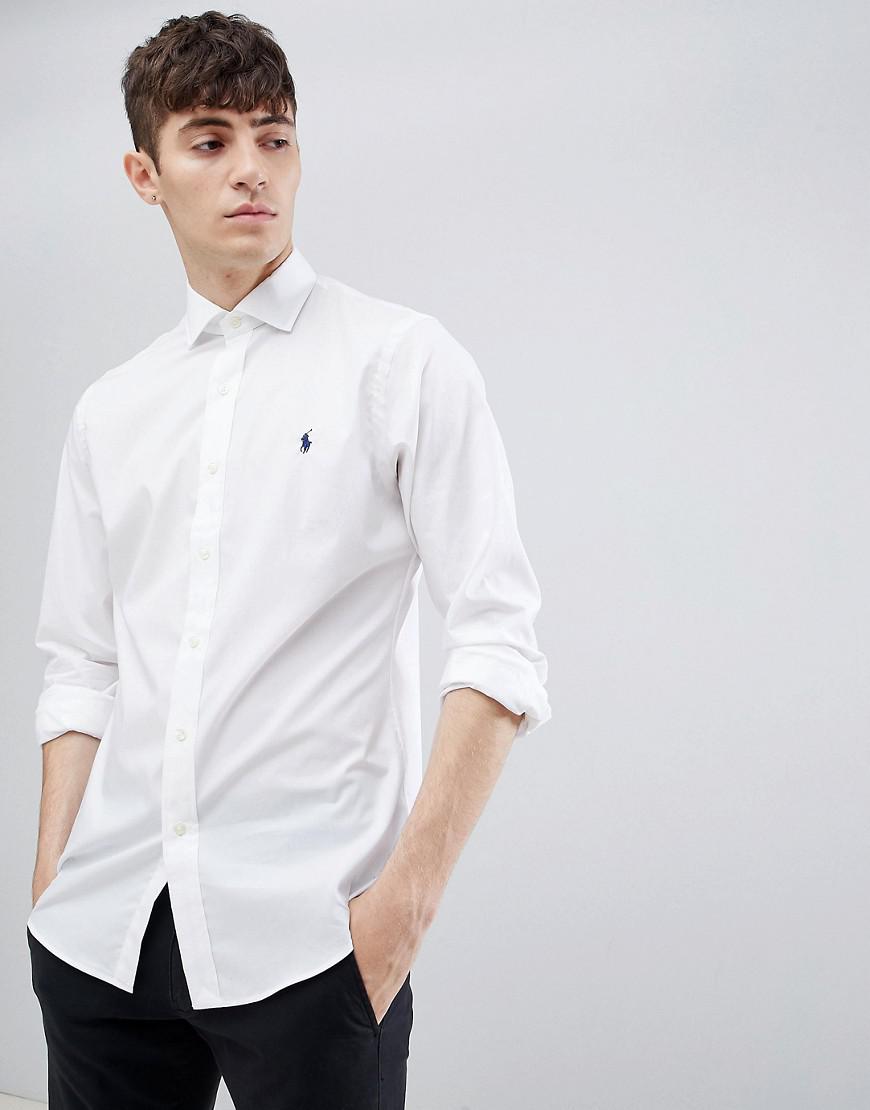 polo ralph lauren slim fit poplin shirt