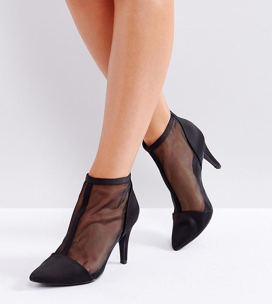black mesh shoes