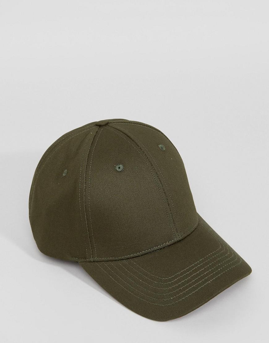 khaki green baseball cap