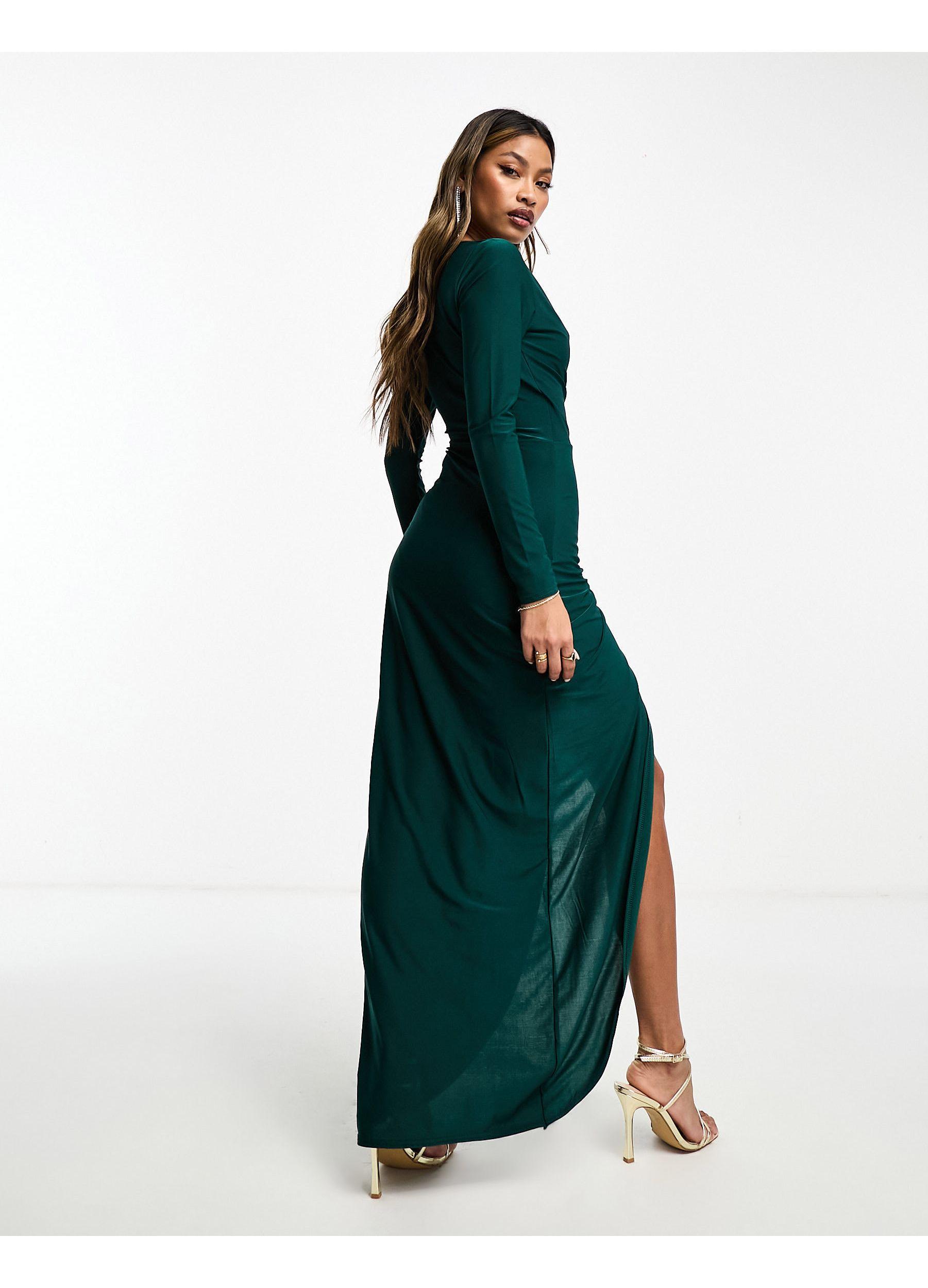 Summer Green Wrap Maxi dress 236301 Summer Green Wrap Maxi dress 236301