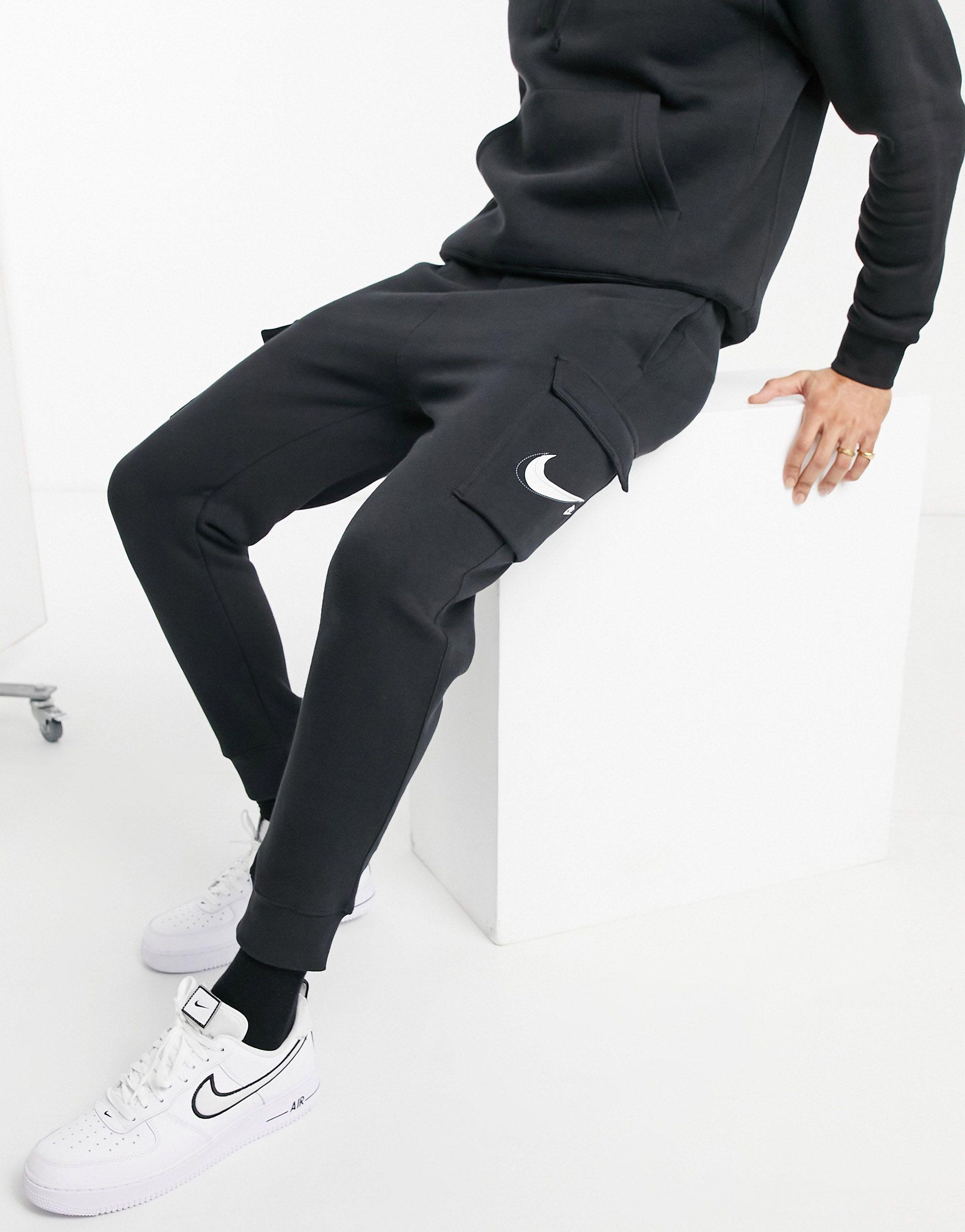 Nike Court Cargo joggers in Black for 