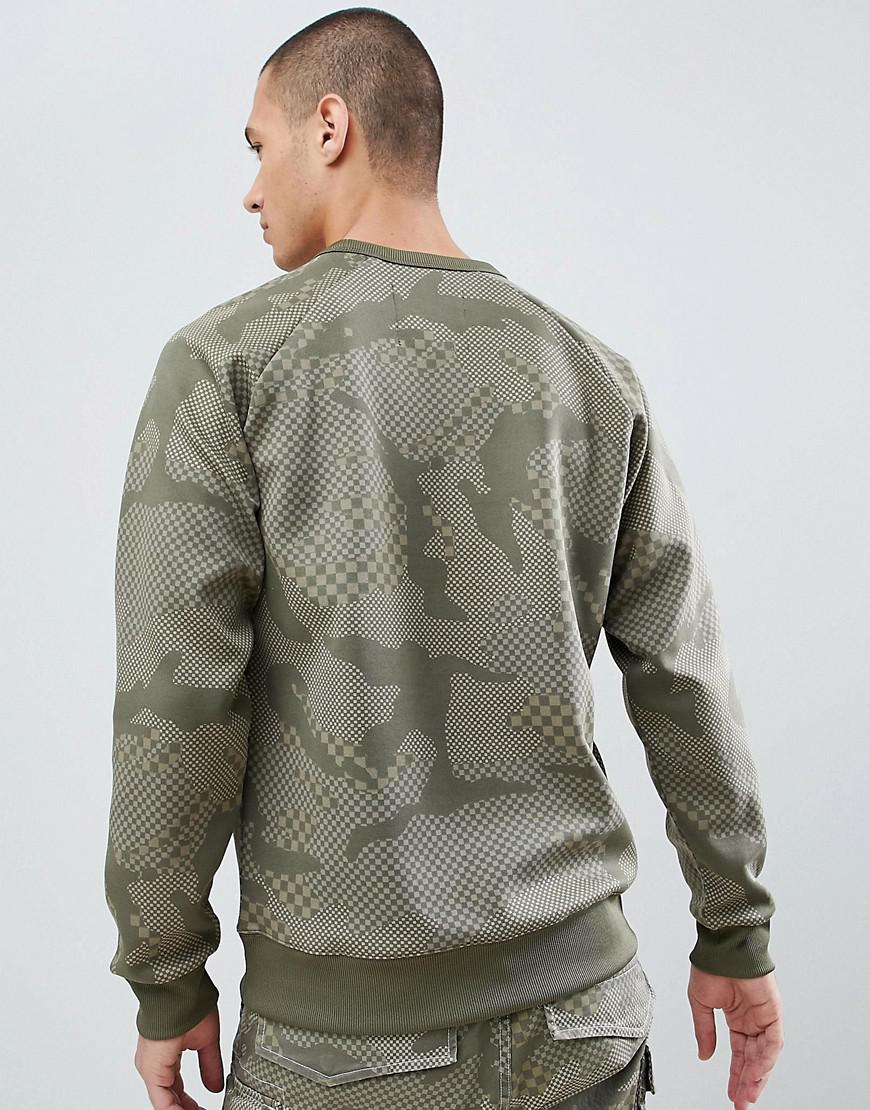 rodis camo raglan sweat