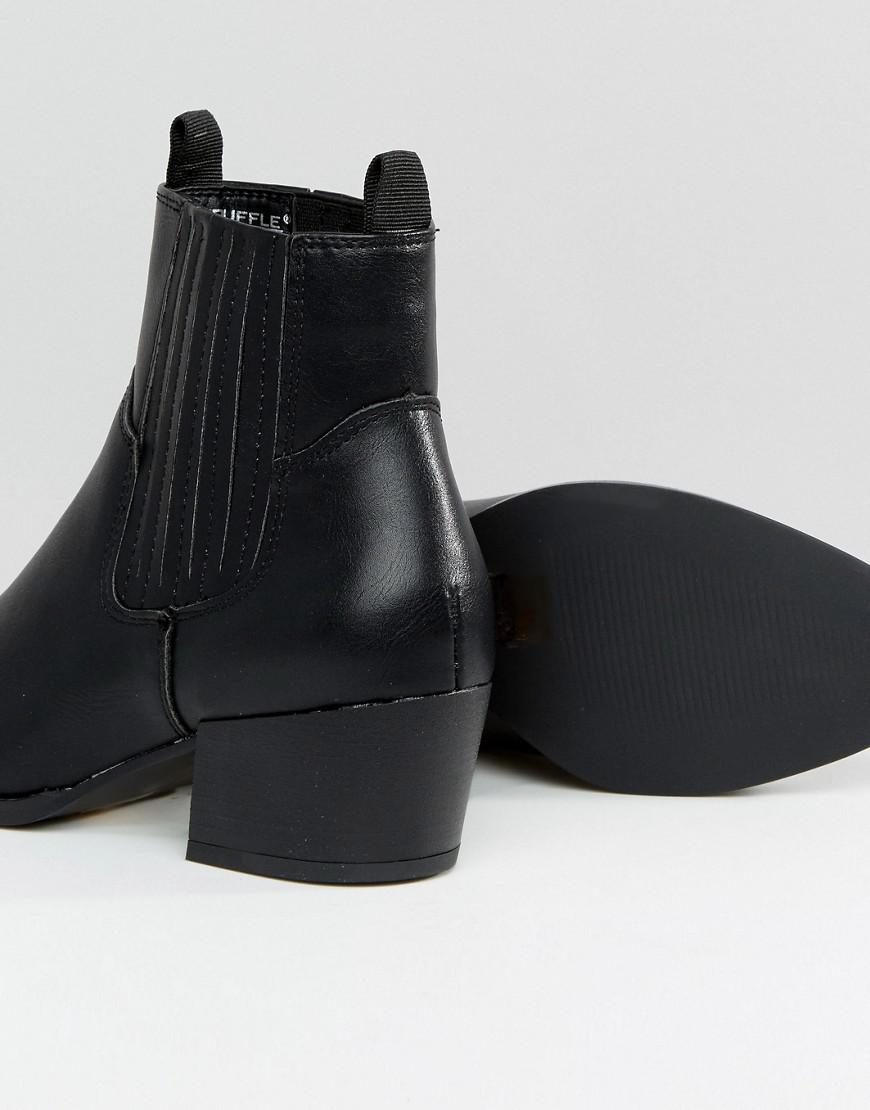 black western chelsea boots
