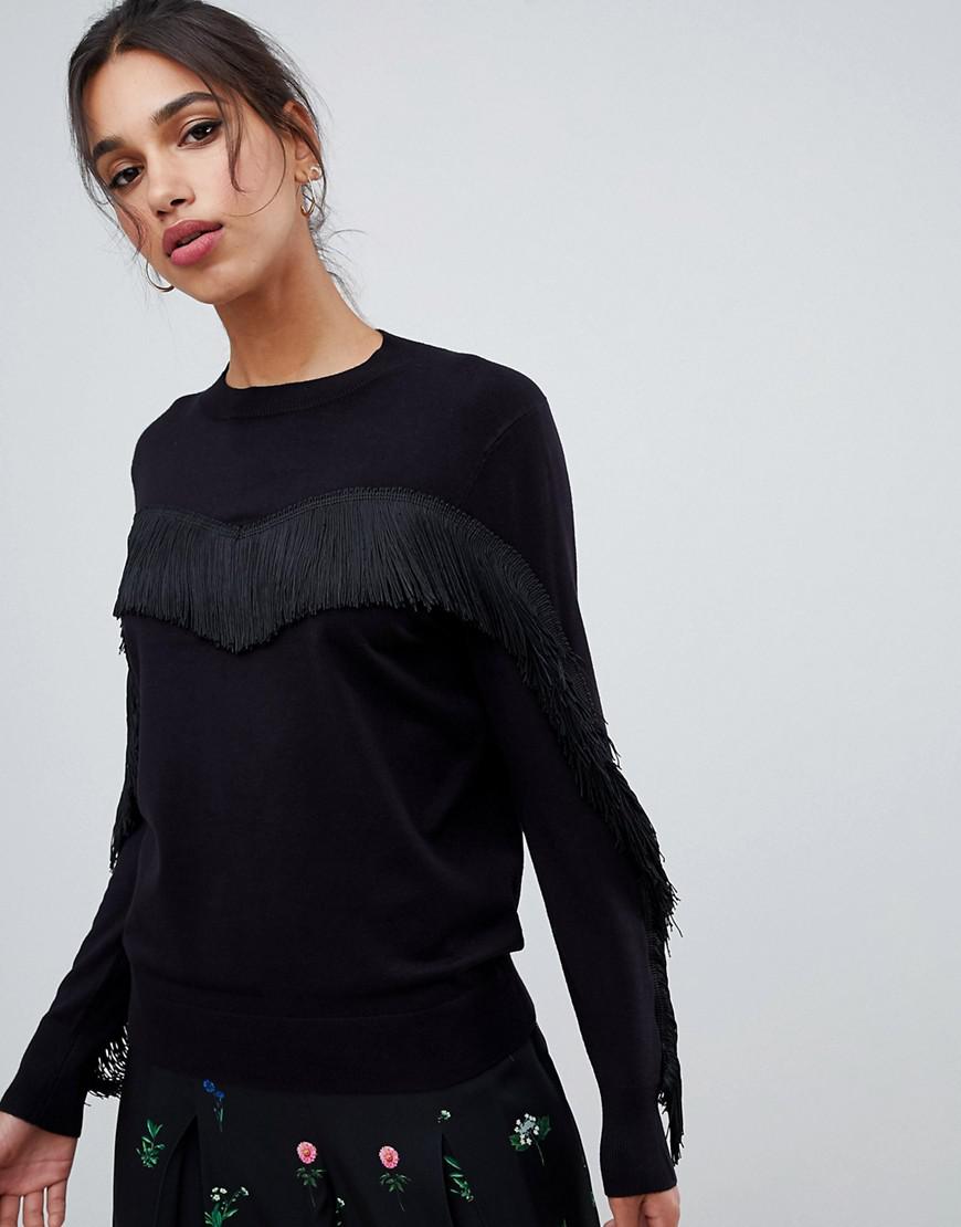 ted baker fringe sweater