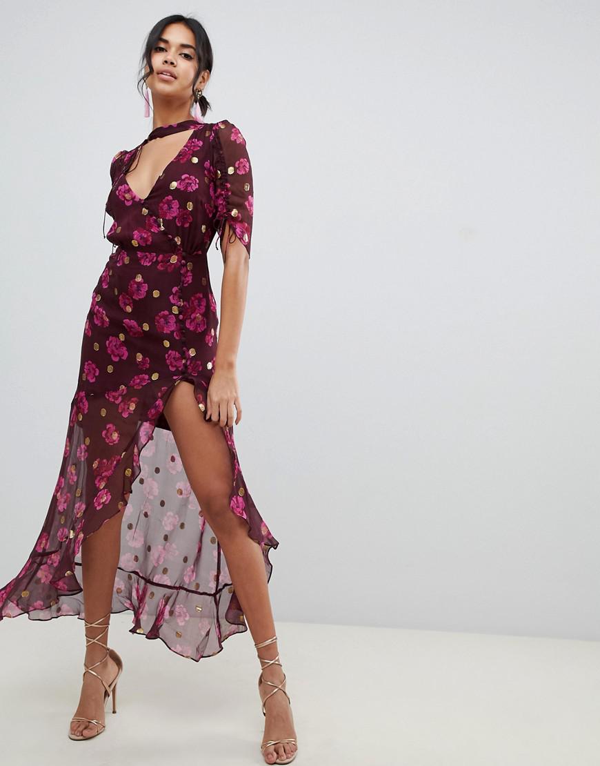 for love and lemons stella maxi dress