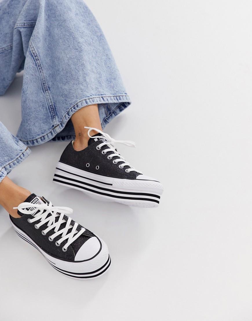 Chuck Taylor All Star - Baskets basses à semelle plateforme ... Chuck Taylor All Star - Baskets basses à semelle plateforme ...