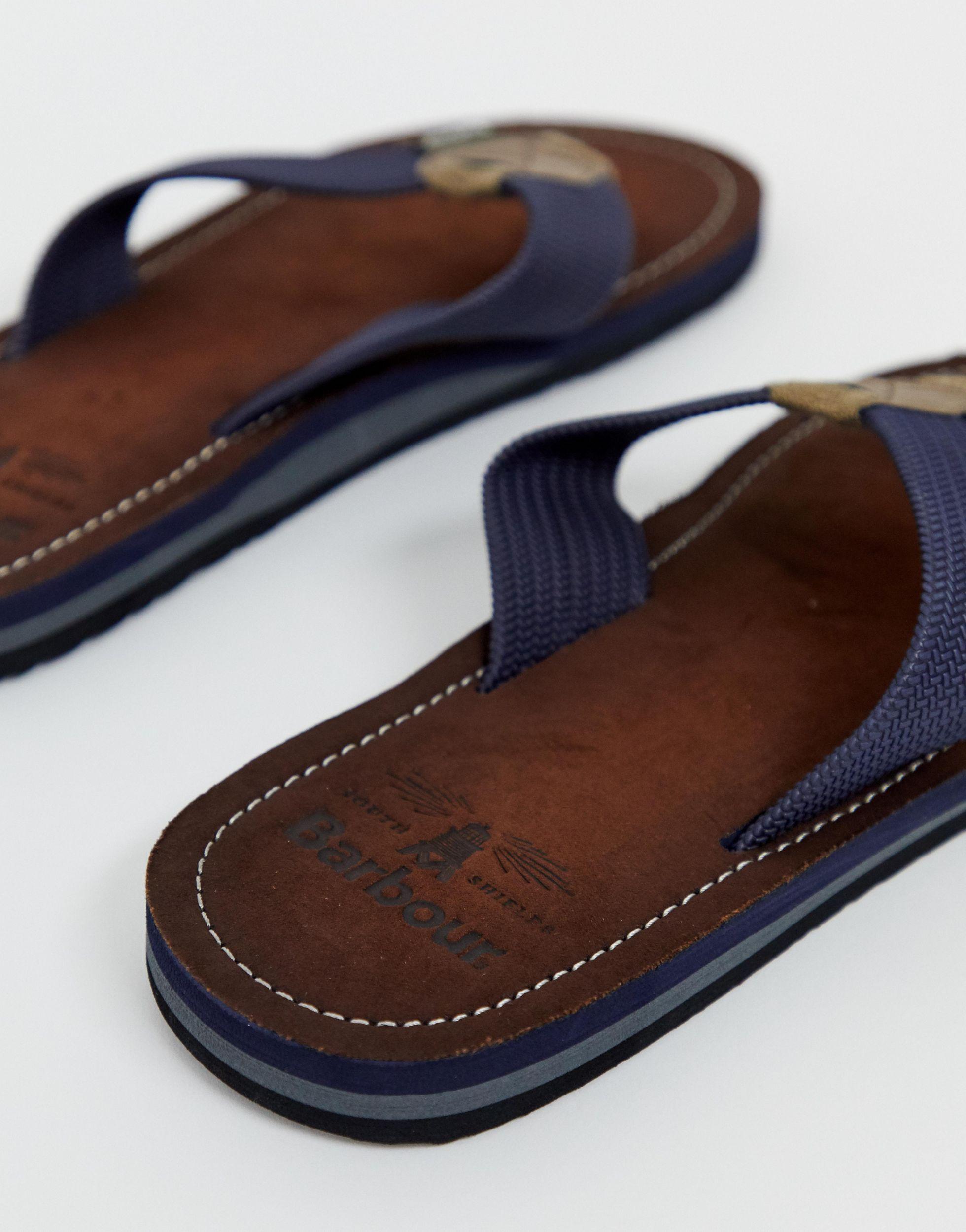 barbour toeman flip flops