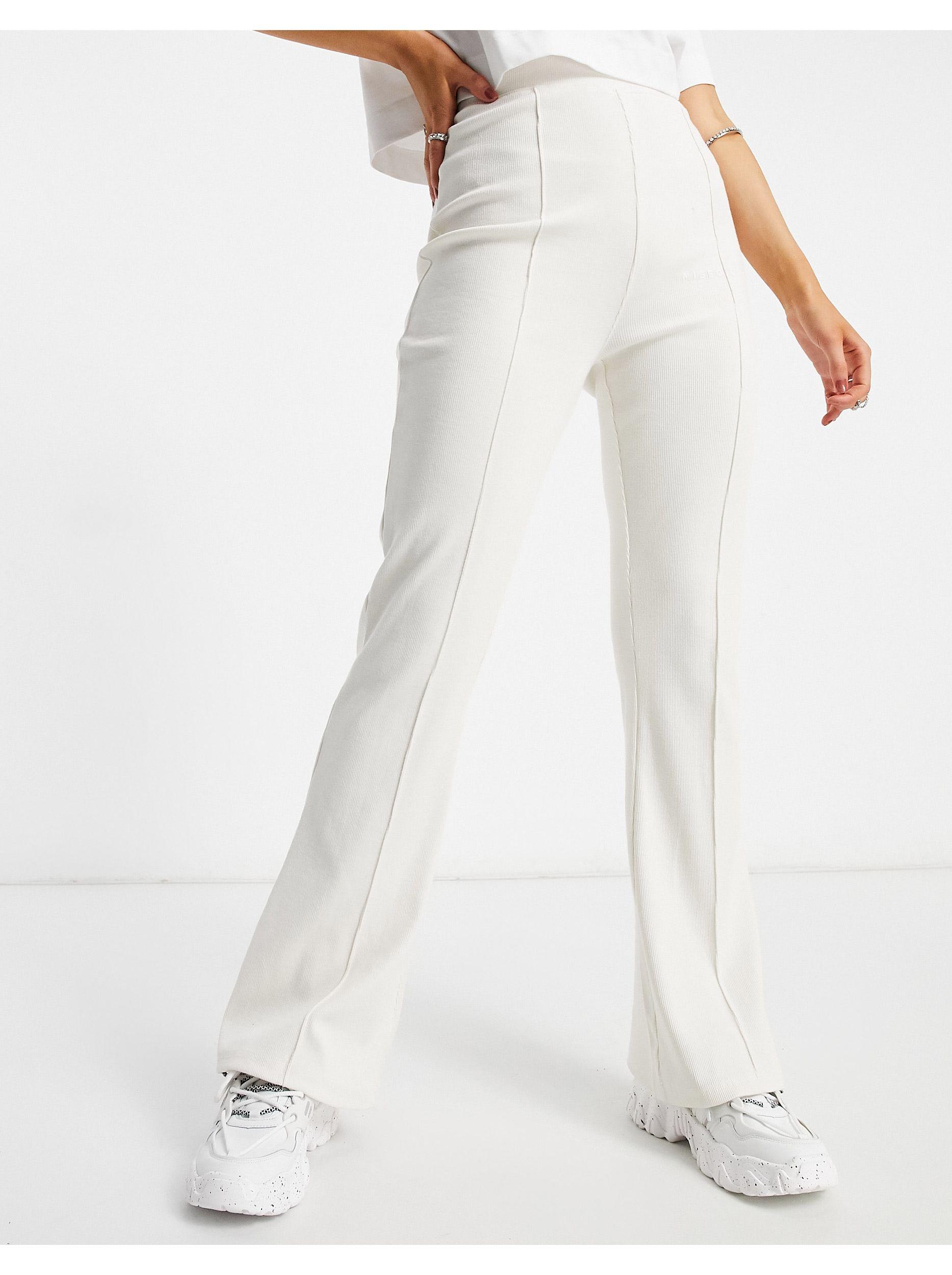 Missguided Co-ord Flared Sweatpants in White | Lyst