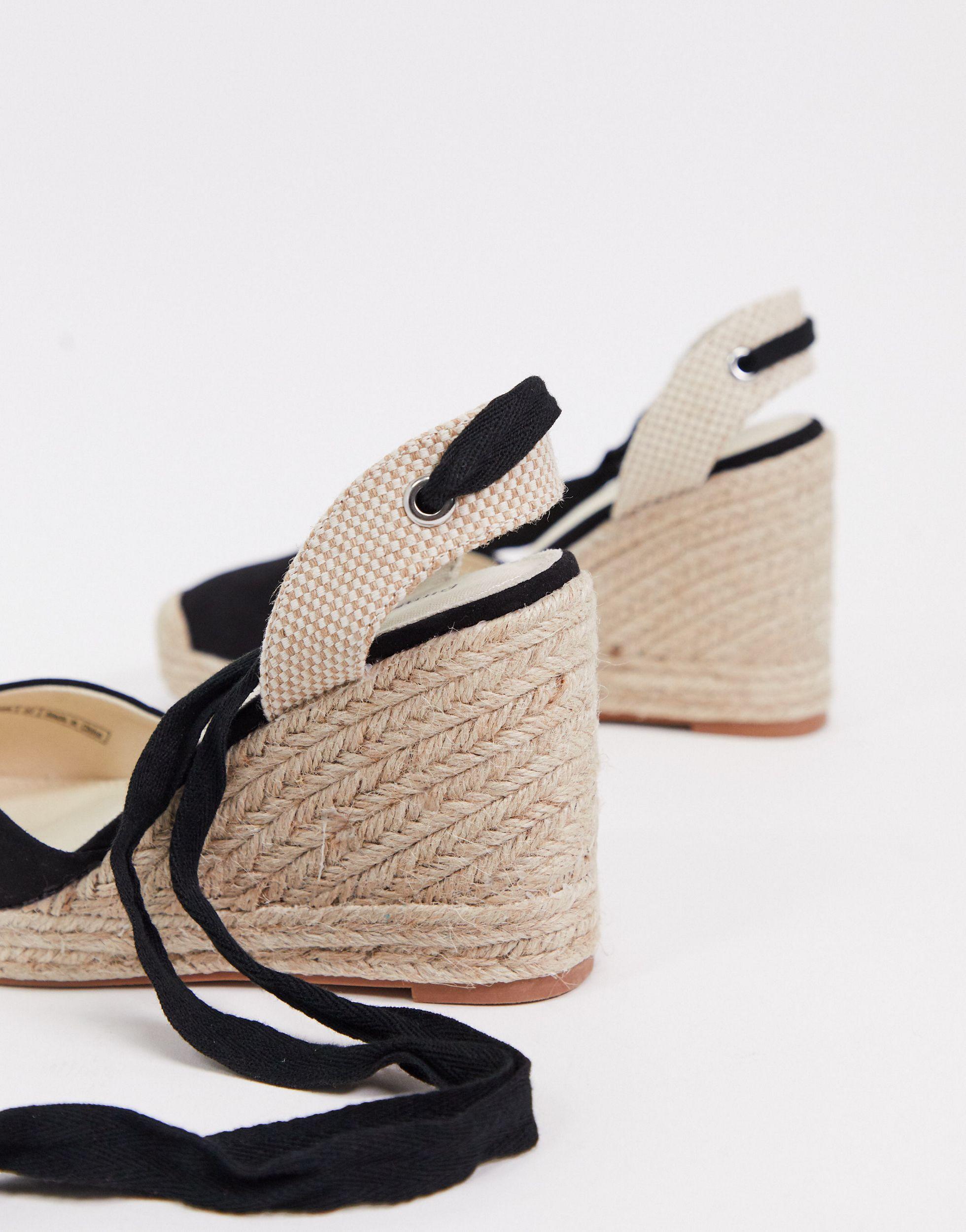 Espadrilles compensées Pimkie en coloris Noir | Lyst