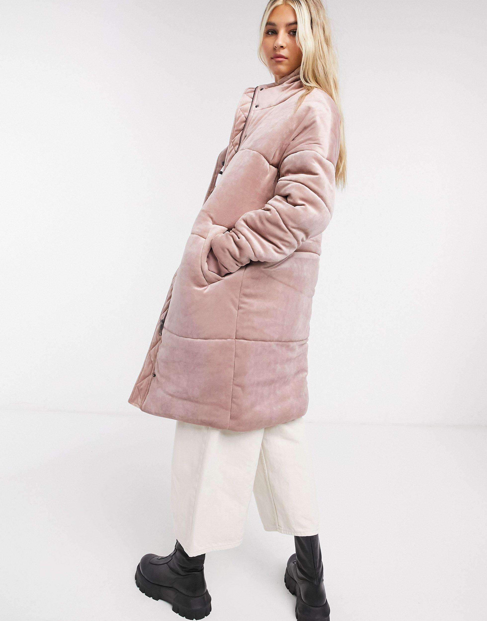 Native Youth Longline Velvet Puffer 