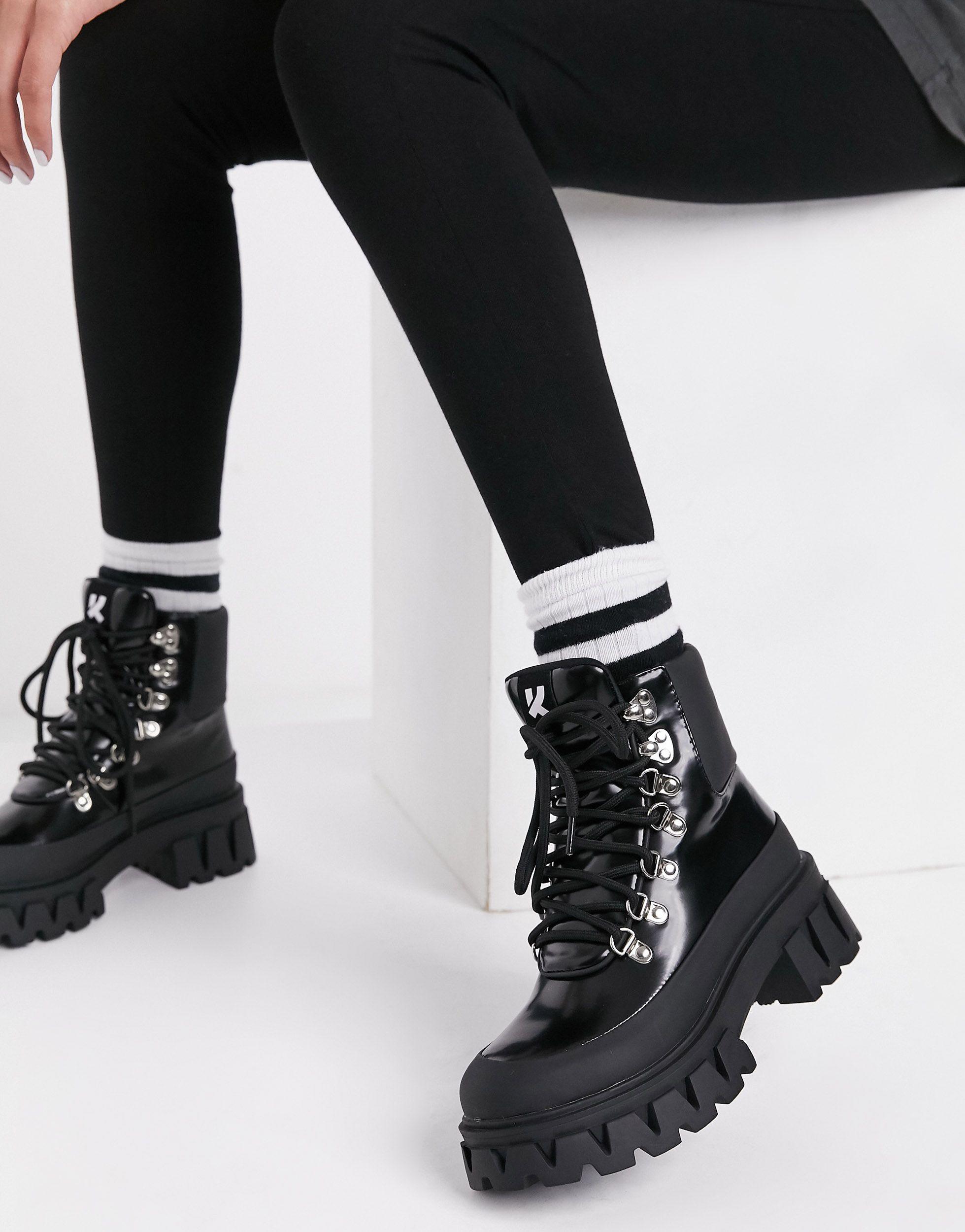 Chunky hiker boots sale