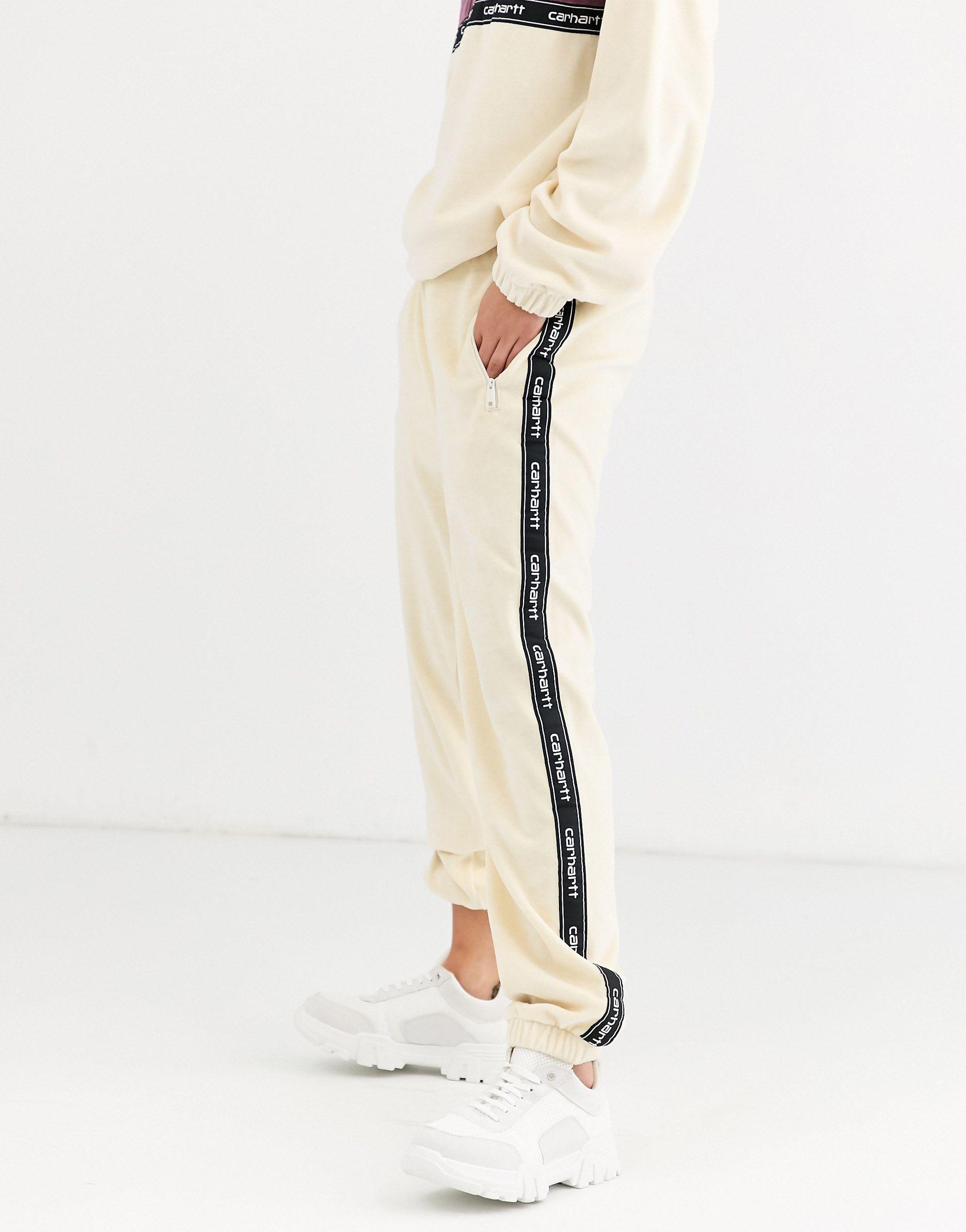 carhartt wip velour joggers