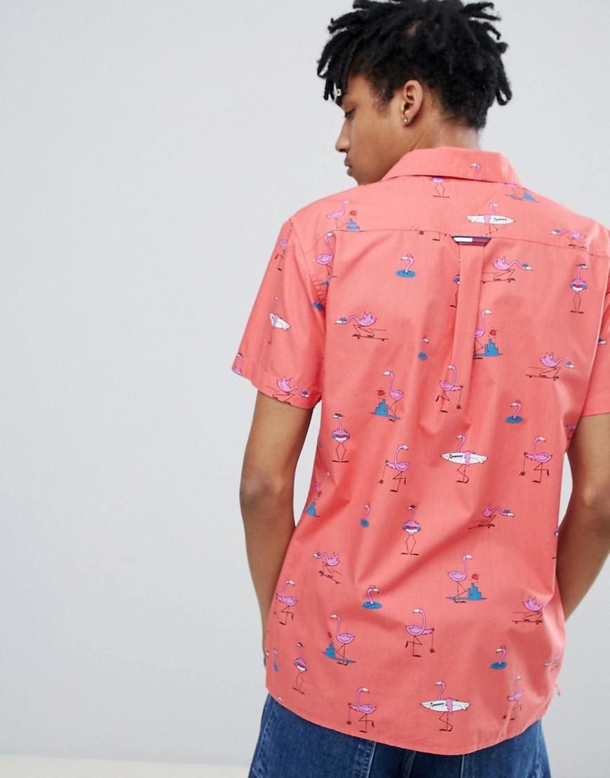 tommy hilfiger flamingo shirt