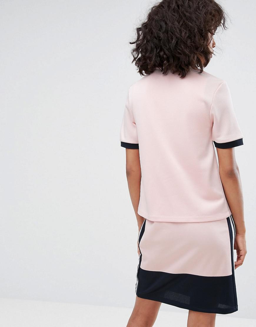 Adidas Originals Synthetic Adidas Osaka Polo Shirt In Pale Pink Lyst