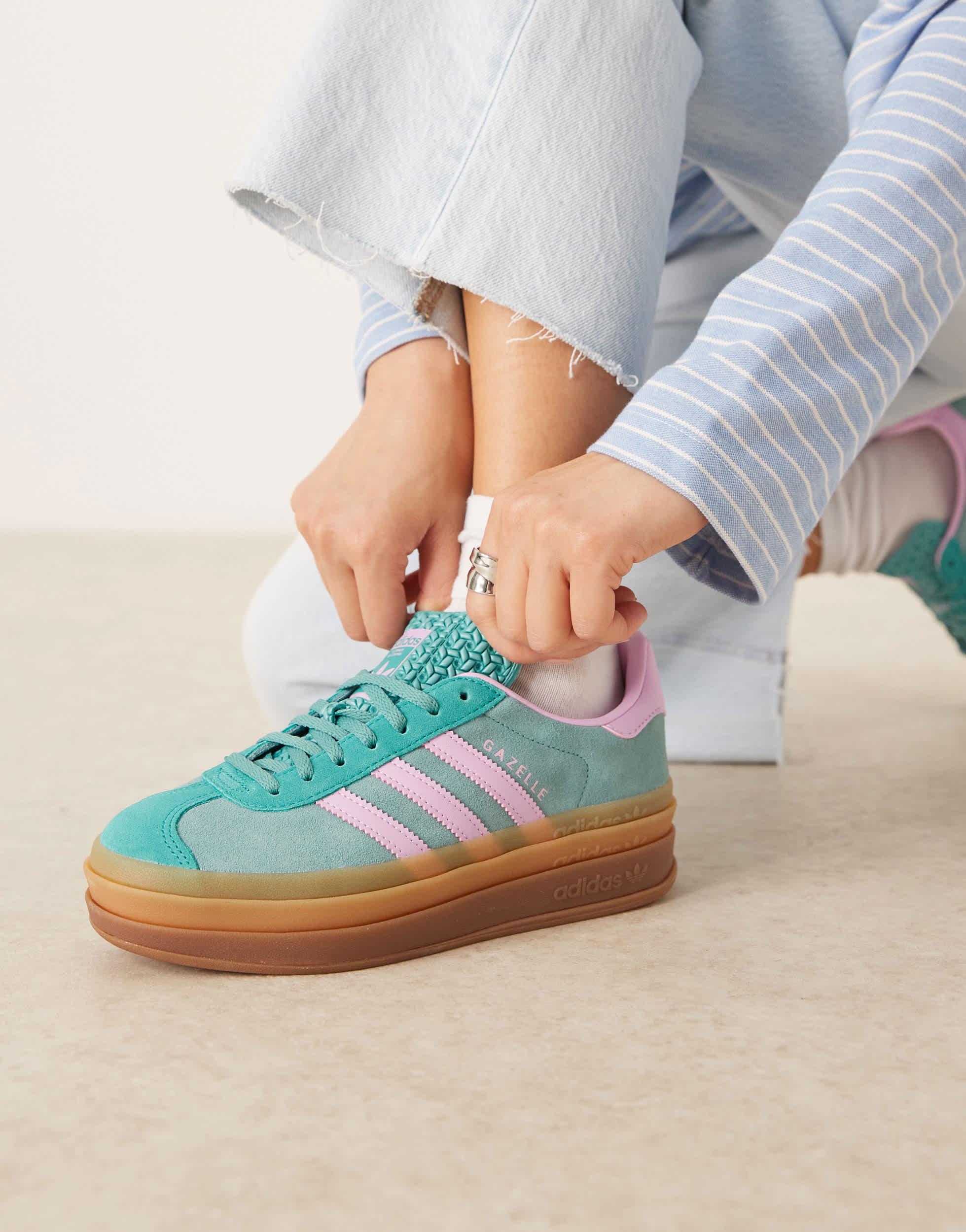 adidas gazelle silver green womens Adidas Gazelle Inter Miami main image 0