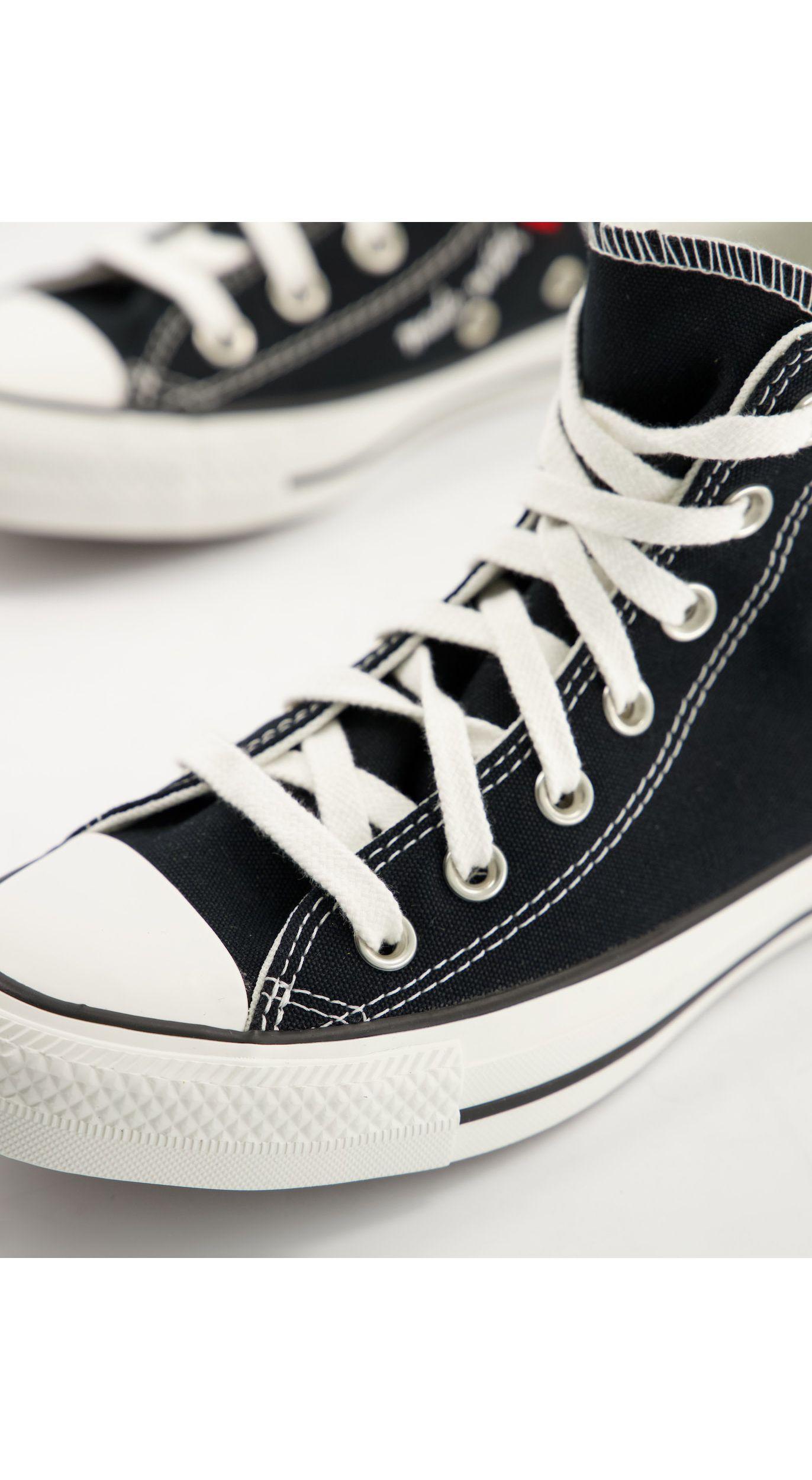 black high top converse asos