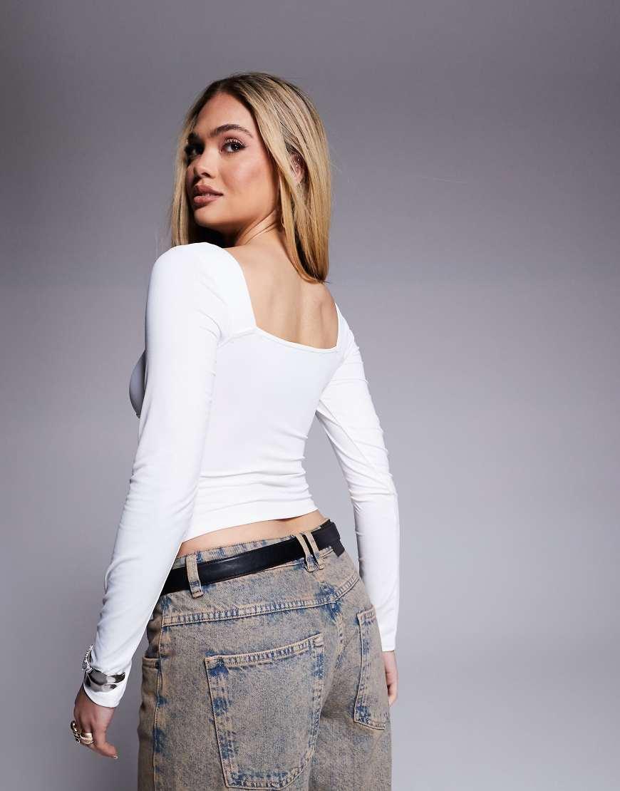 square neck top asos