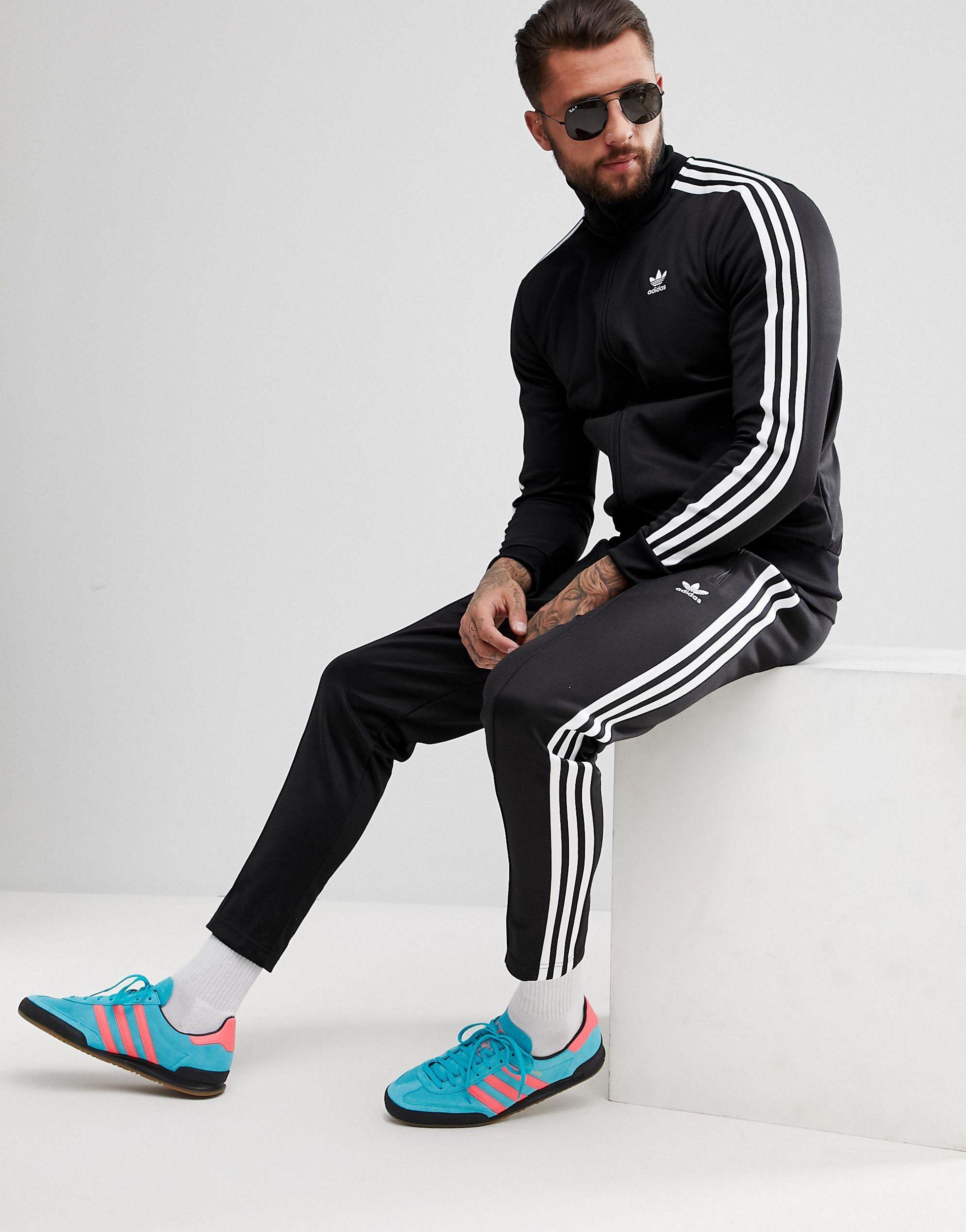 Adicolor Beckenbauer - Pantalon adidas Originals pour homme en coloris Noir  - Lyst