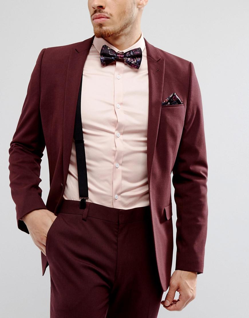 ASOS Synthetic Dark Floral Bow Tie Pocket Square & Braces Set in Black for Men Lyst ASOS Synthetic Dark Floral Bow Tie Pocket Square & Braces Set in Black for Men Lyst