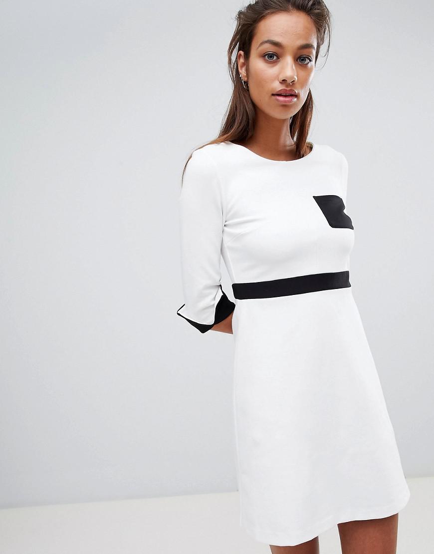 french connection fit and flare dress