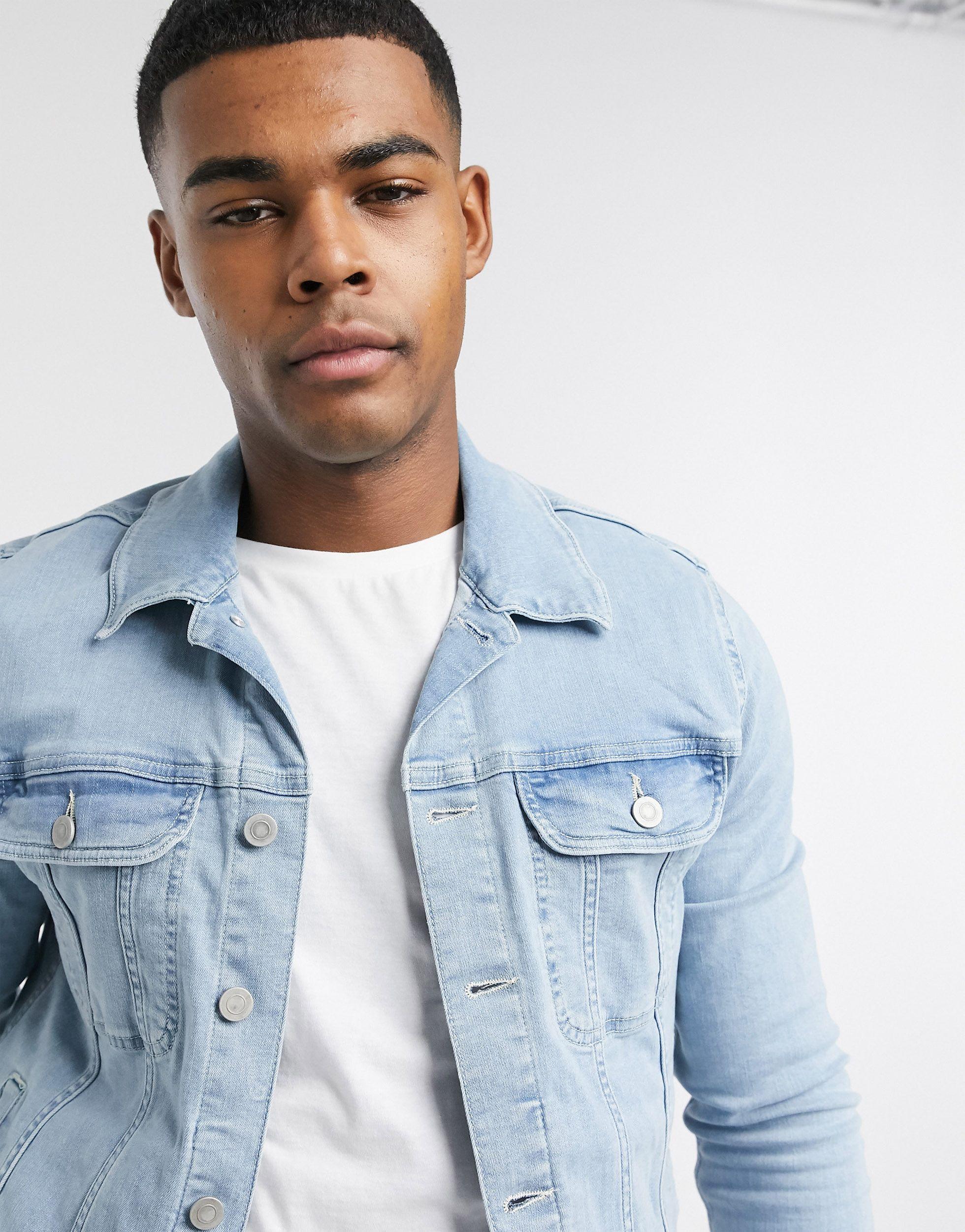 ASOS Skinny Western Denim Jacket in 