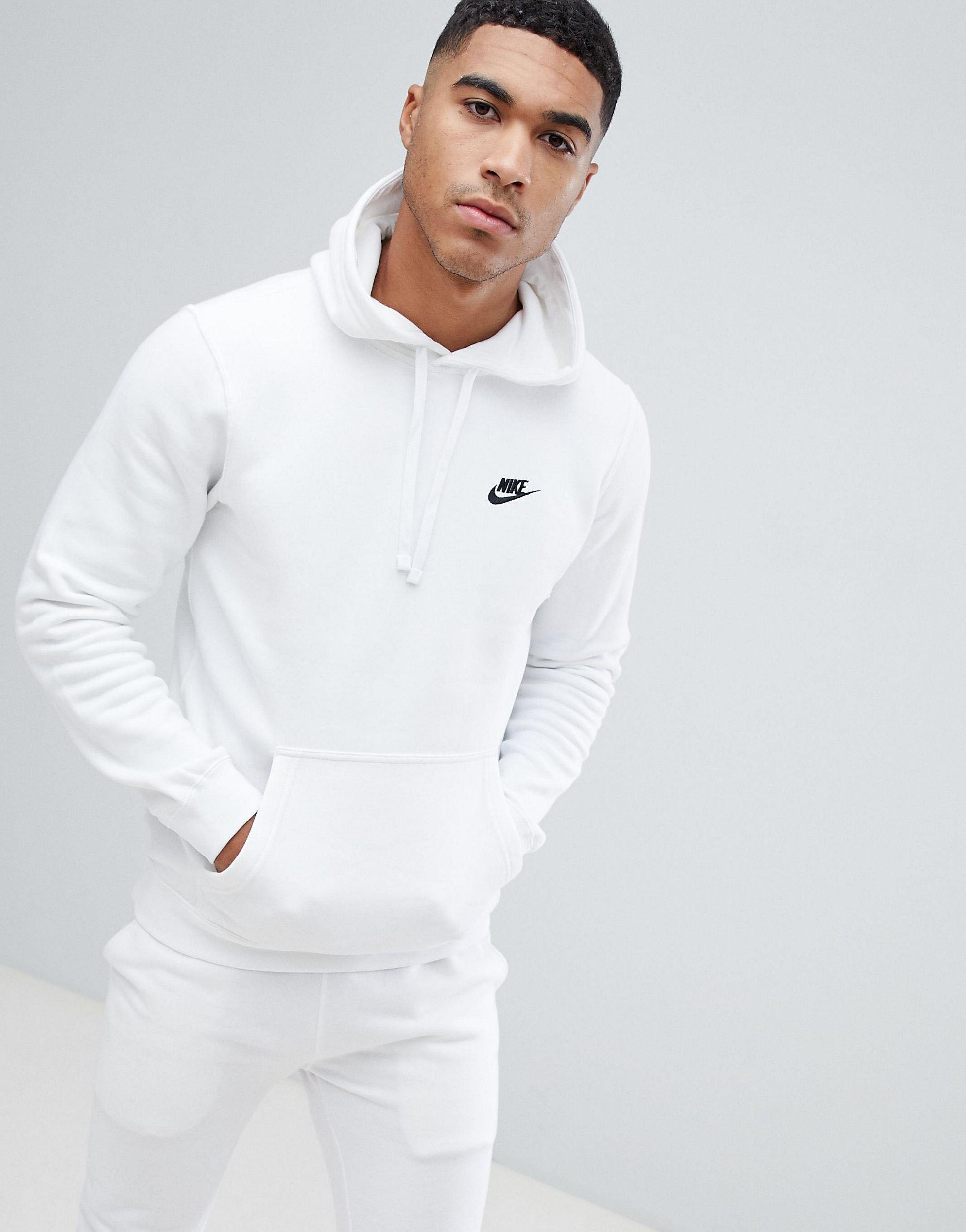 nike white sweaters