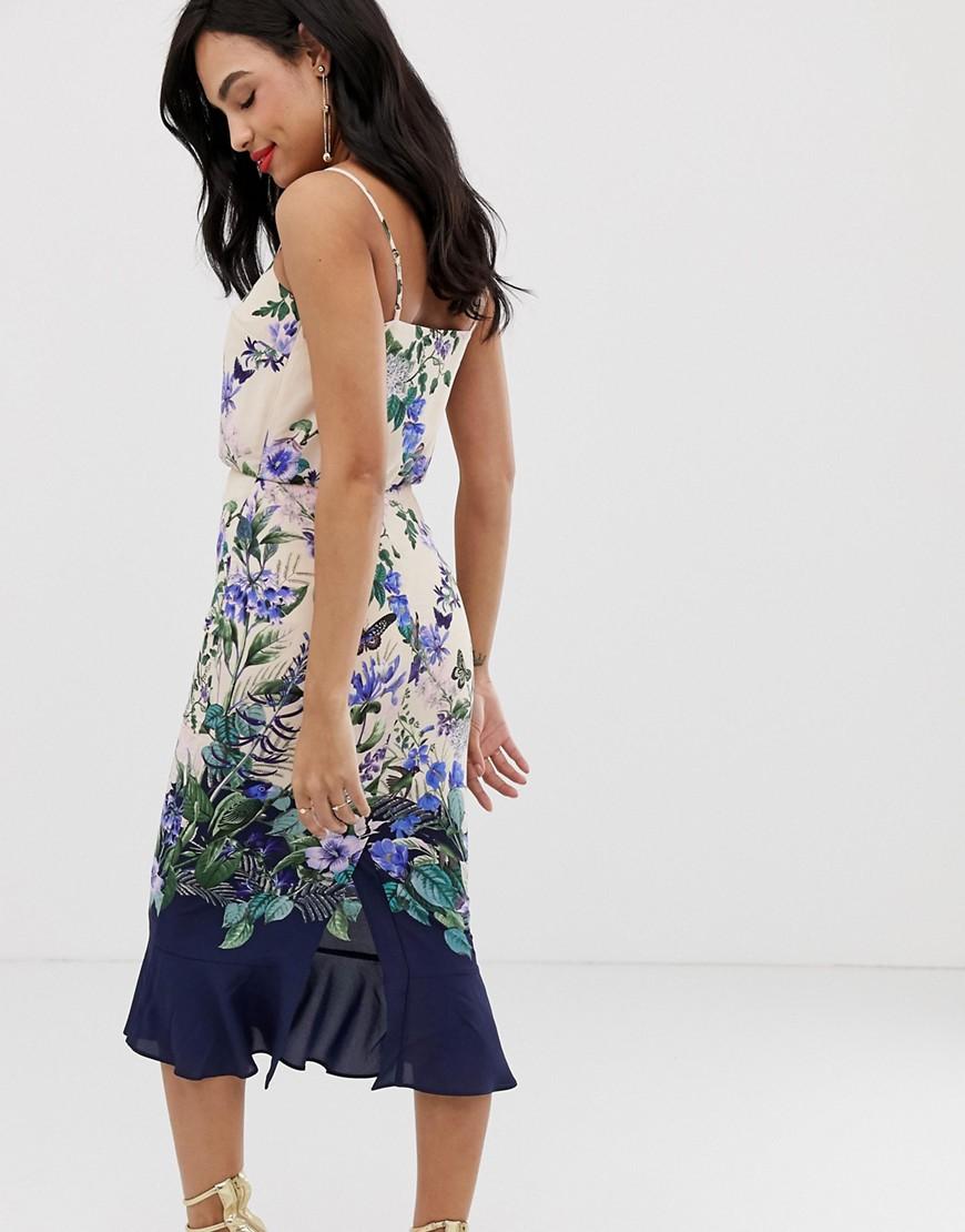 oasis cami midi dress