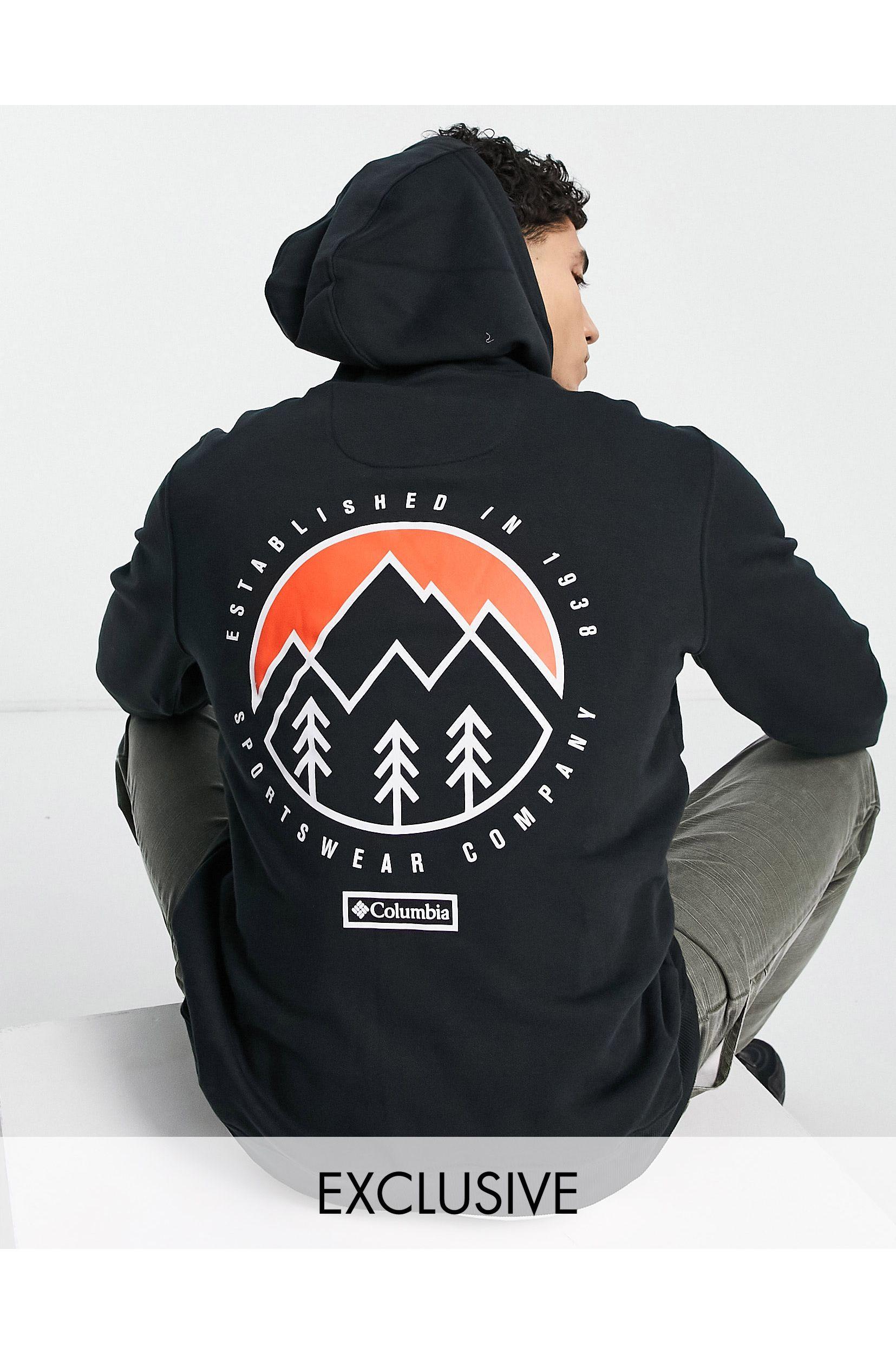 Columbia Tillamook Graphic Hoodie in Black for Men | Lyst