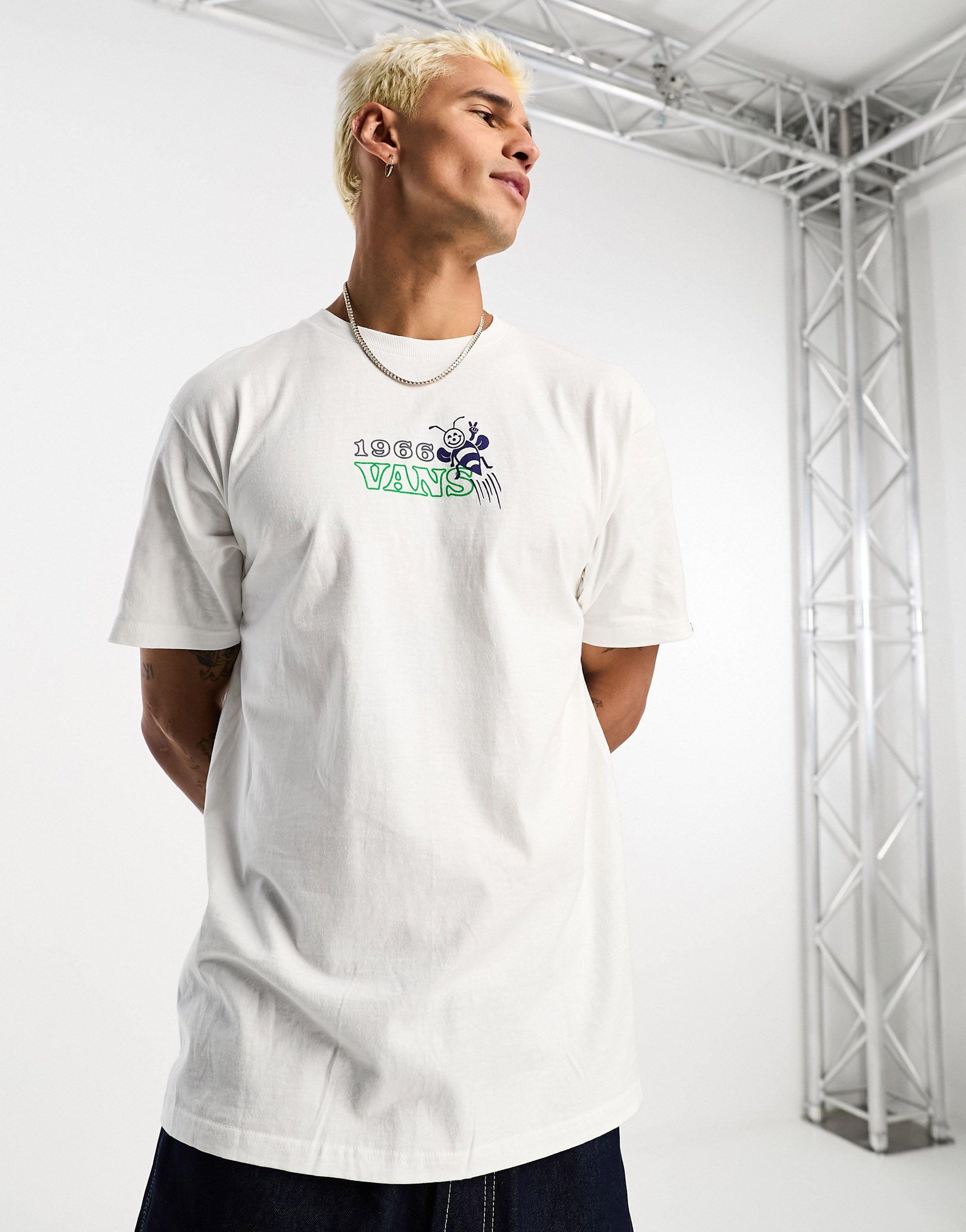 gispende indsats Tilbageholdenhed Vans Two Face Back Print T-shirt in White for Men | Lyst