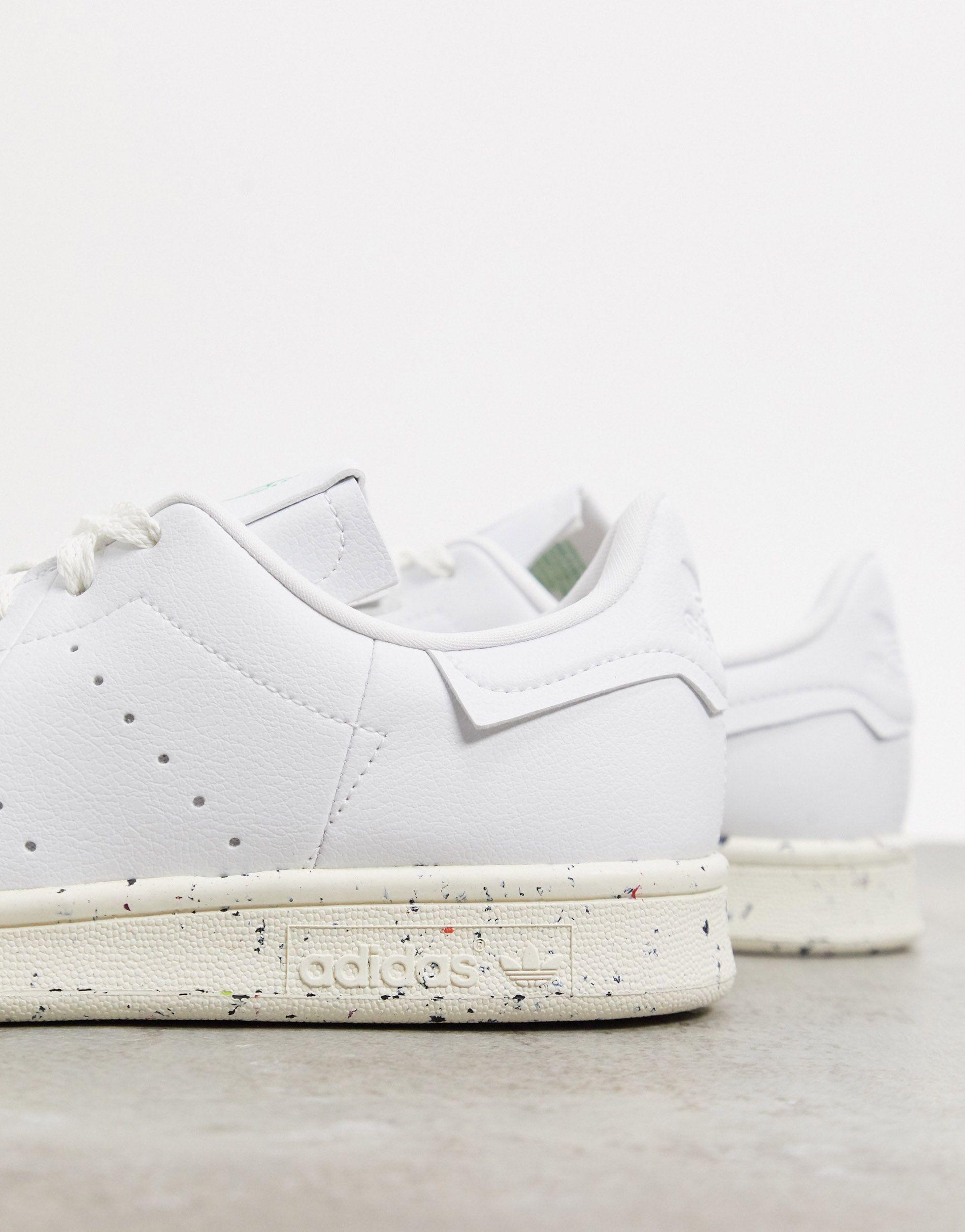 adidas Originals Rubber Clean Classics Sustainable Stan Smith Trainers in  White for Men - Lyst