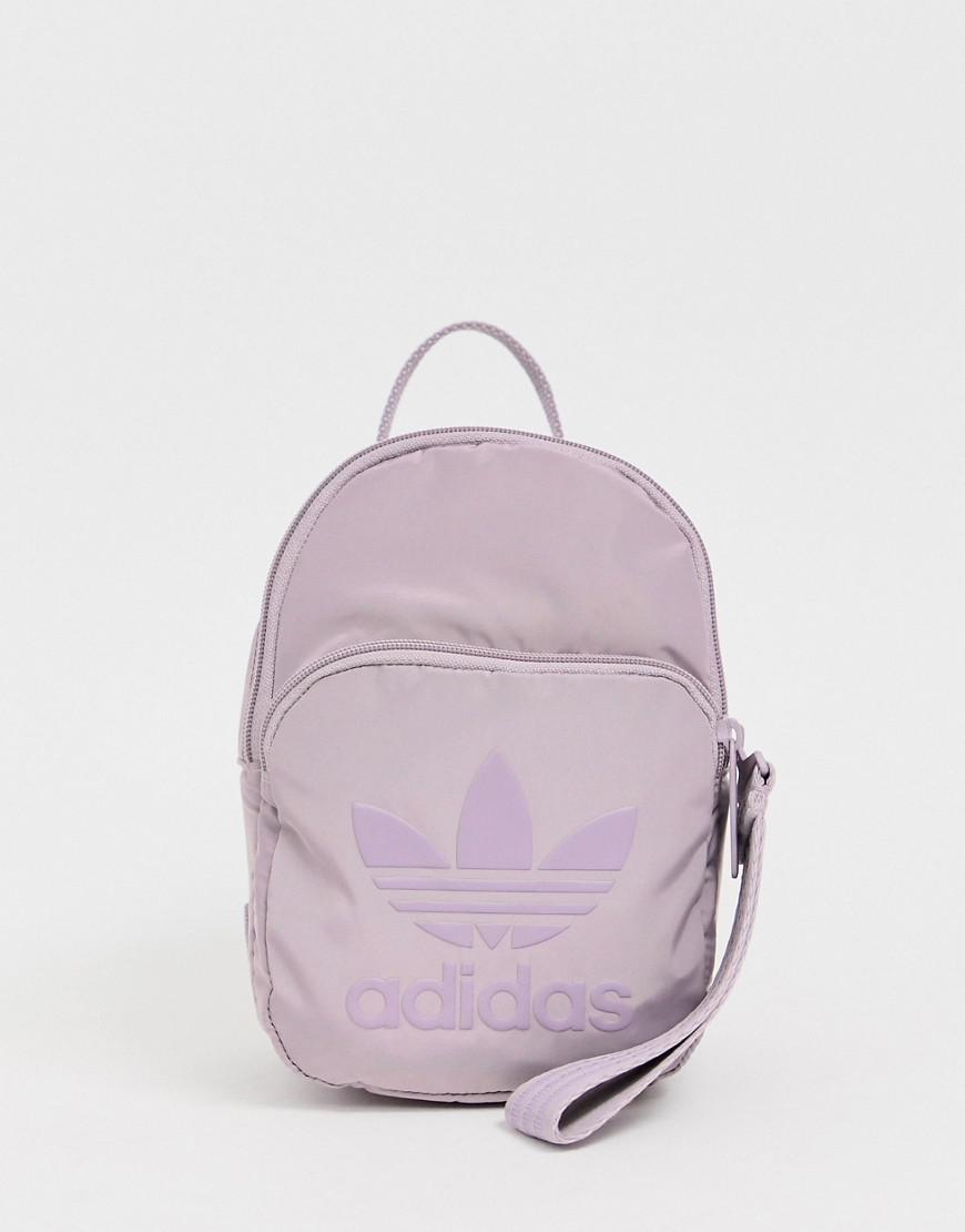 adidas Originals Sleek Mini Backpack In Purple | Lyst