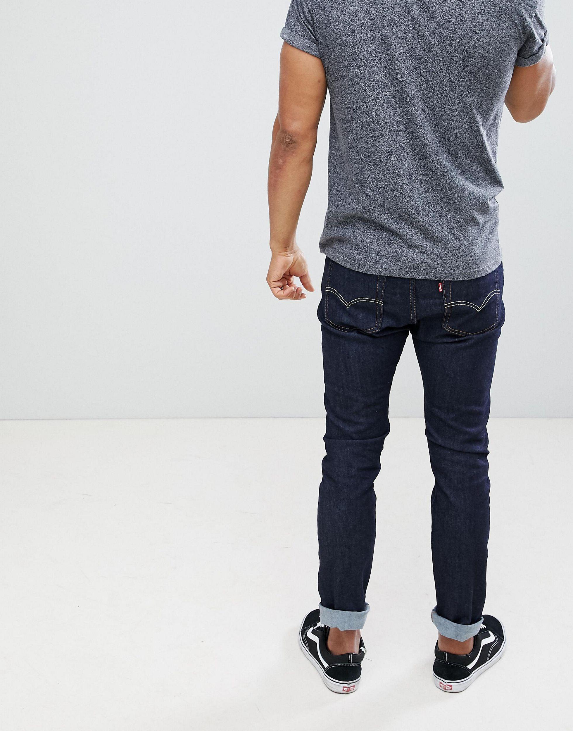 Levi's 510 Skinny Fit Standard Rise Jeans Cleaner Indigo Wash in Blue for  Men | Lyst