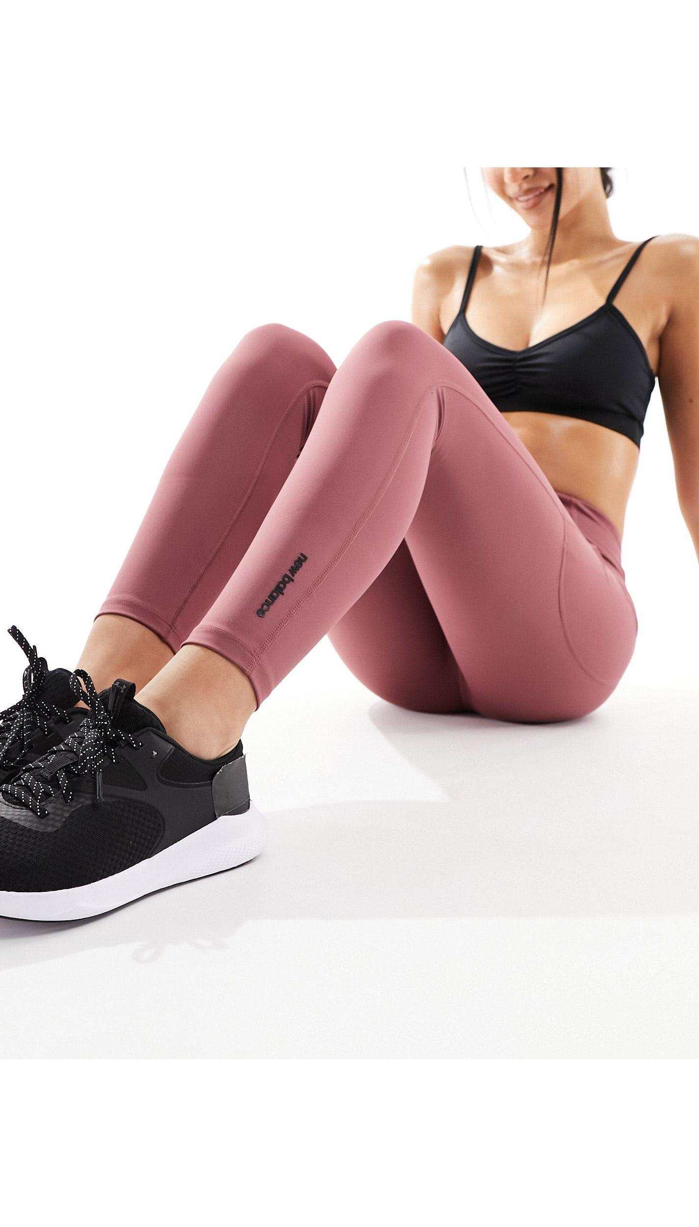 New Balance Active leggings in Red | Lyst