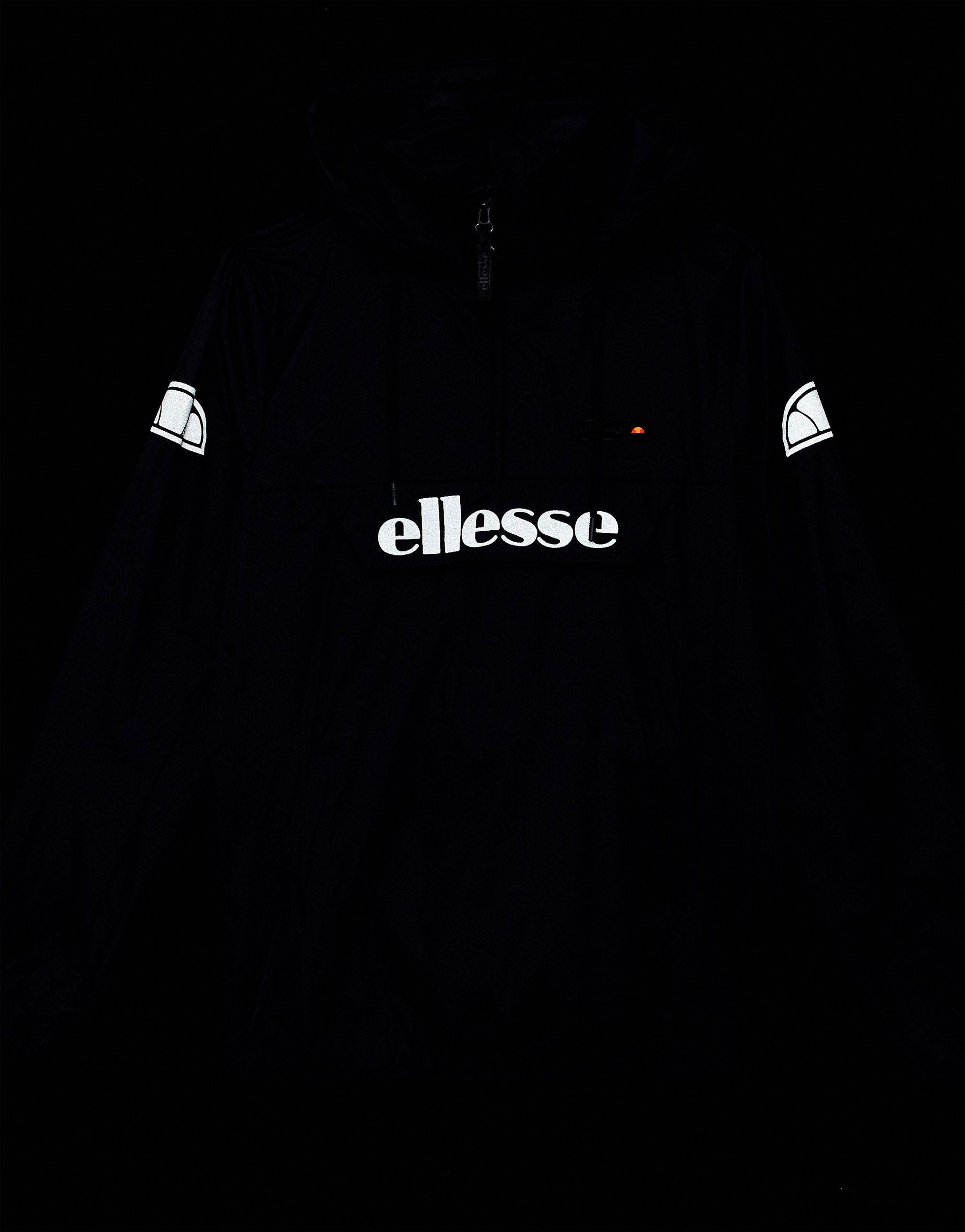 Ellesse Synthetic Ion Overhead Jacket With Reflective Logo in Black for Men  | Lyst