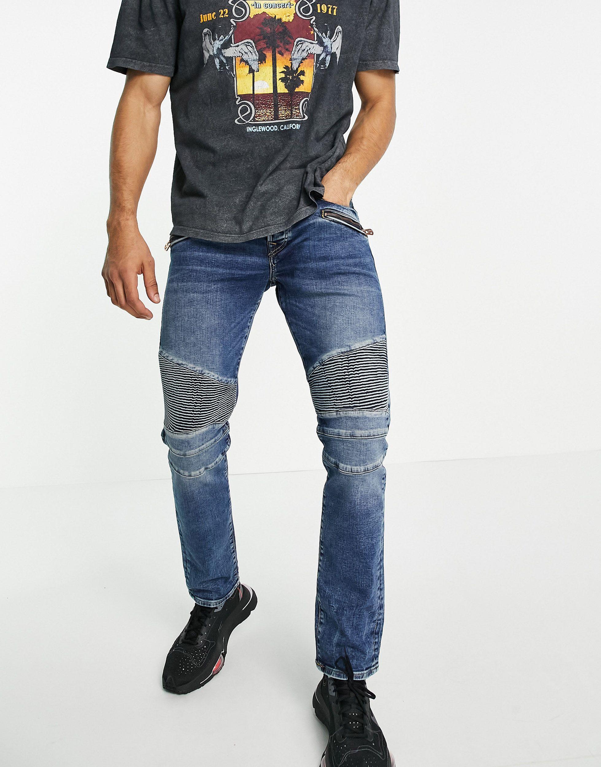 True Religion Denim Biker Rocco Skinny 
