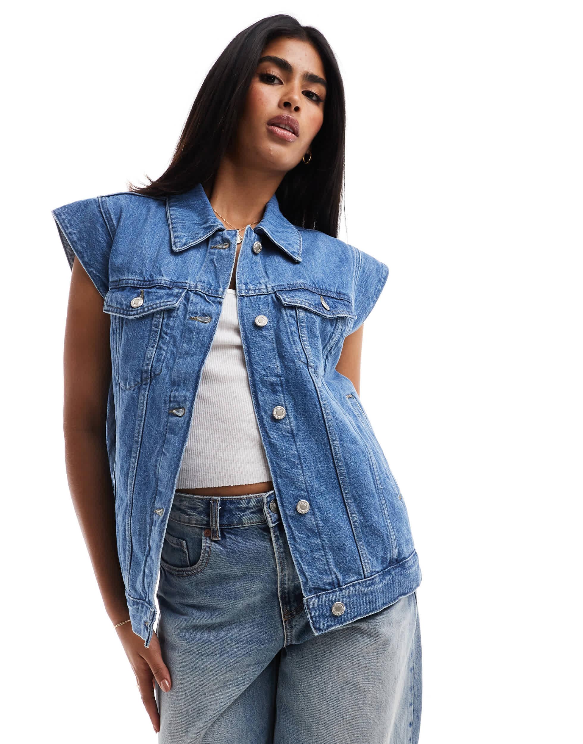 Veste en jean only sale