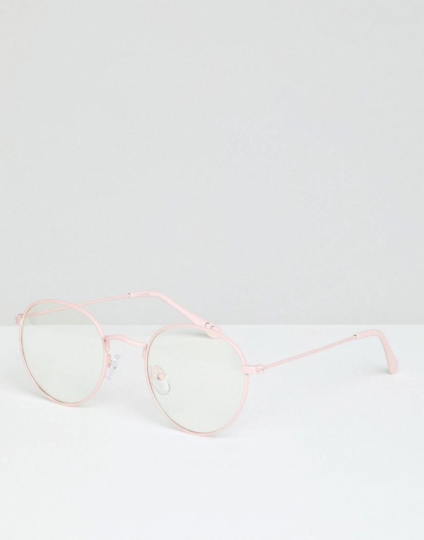 lentes rosas transparentes