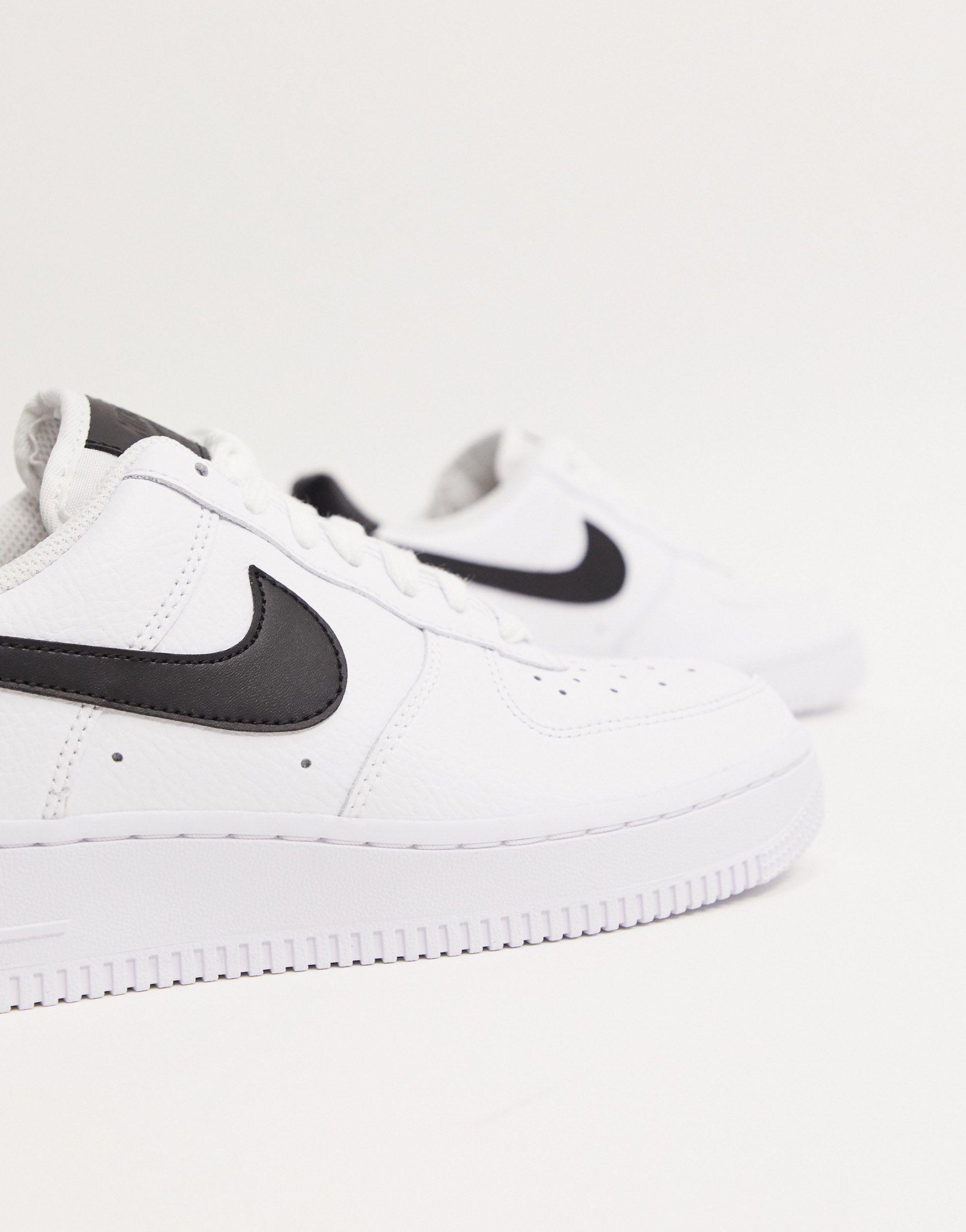 Nike Lace Air Force 1 '07 An20 Sneakers in White/Black (White) - Save 75% -  Lyst