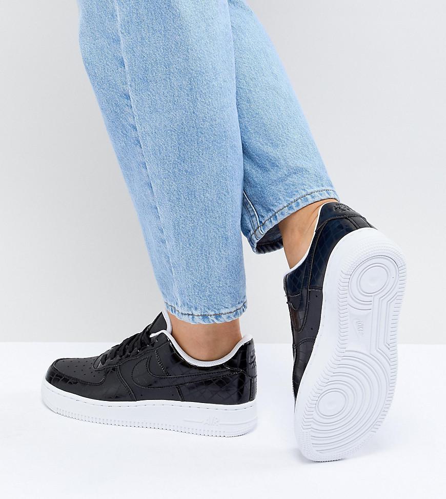 asos air force 1 black