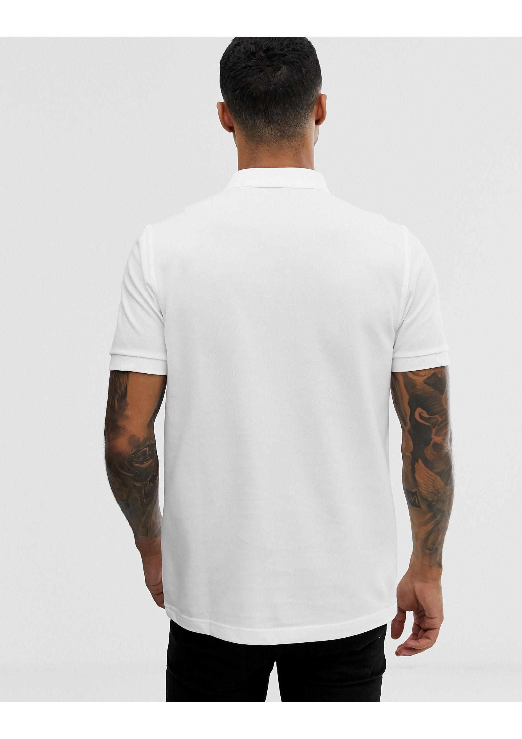 plain white fred perry polo