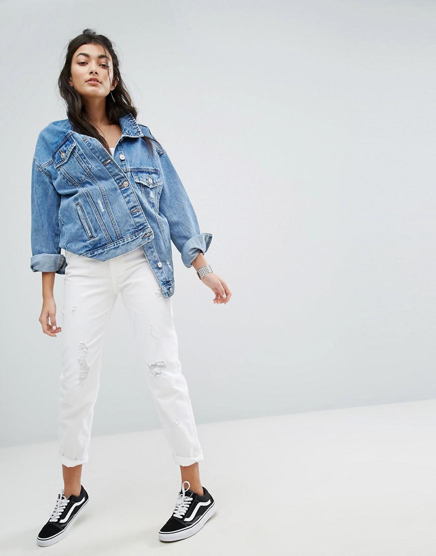 jeans mom fit bershka