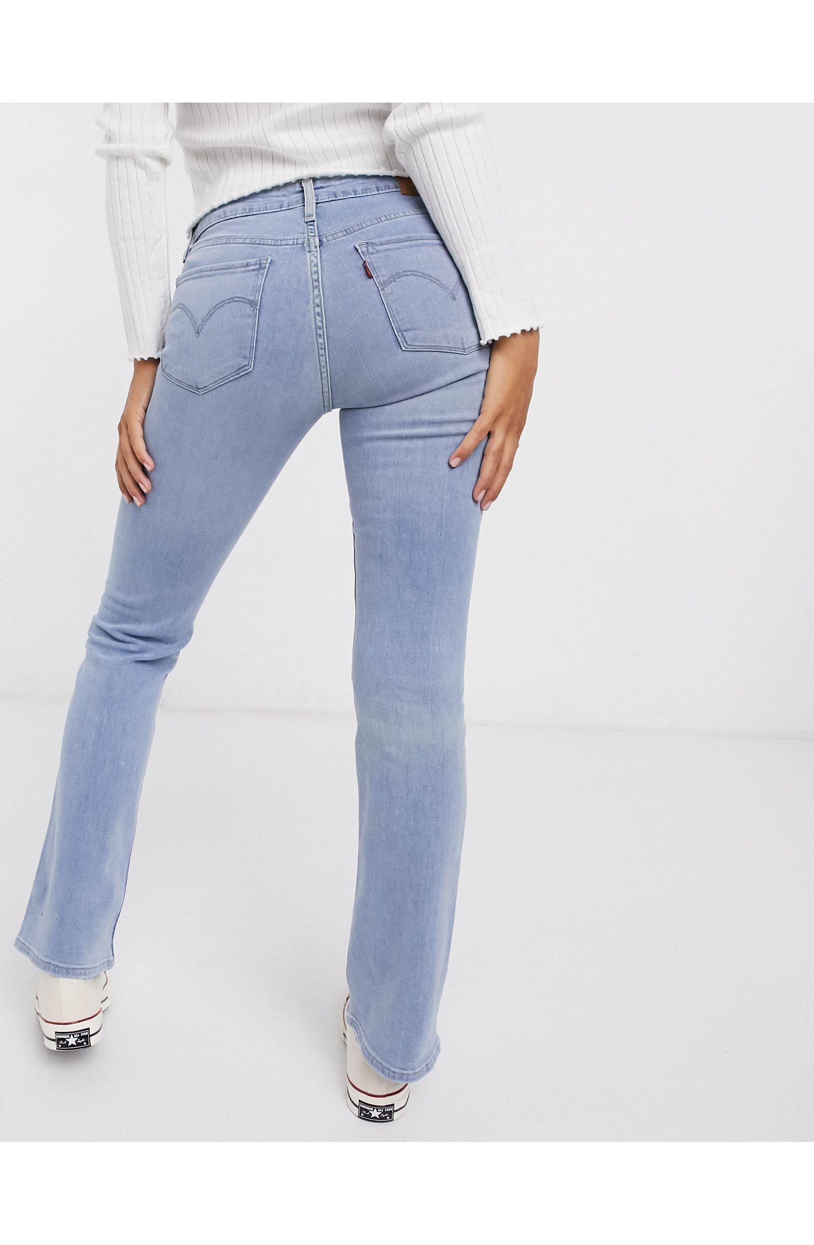 Levi's 715 - Bootcut Jeans in het Blauw | Lyst NL